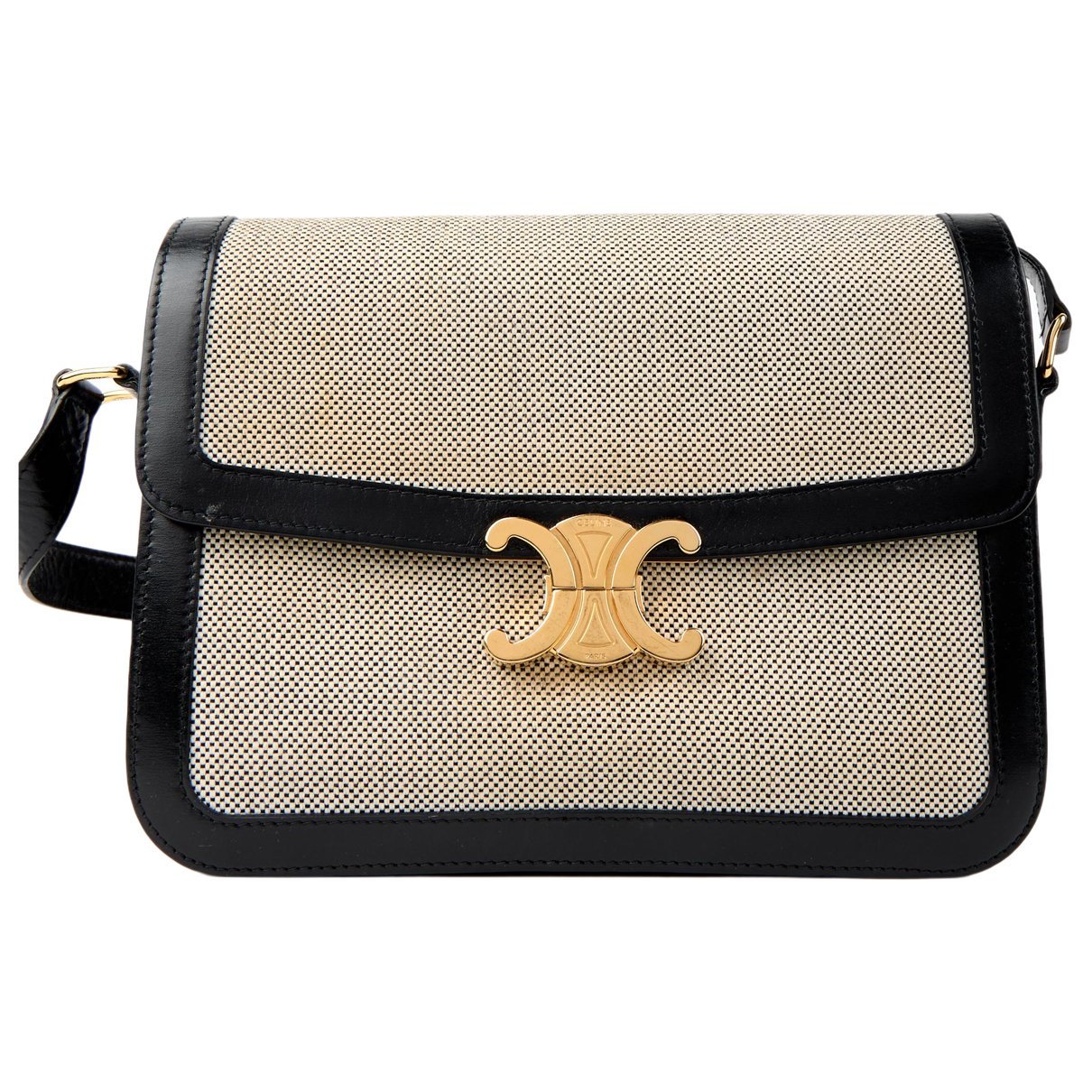 Triomphe cloth crossbody bag