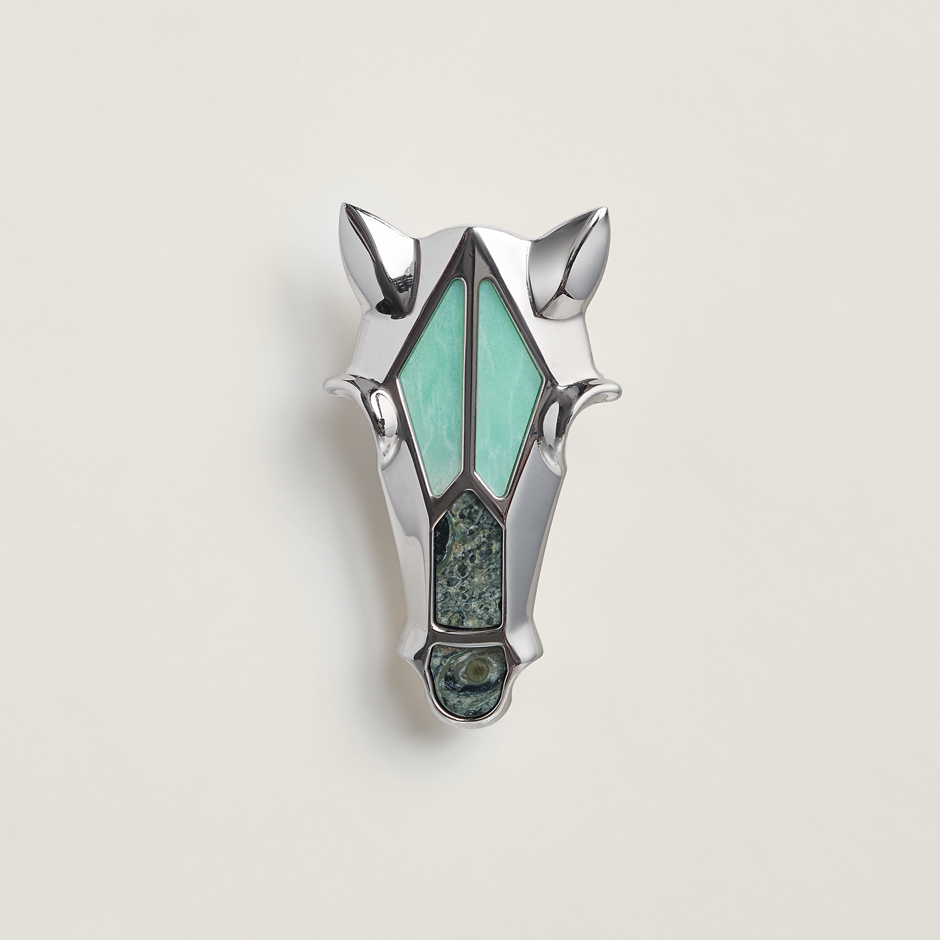 Destrier Minerale brooch