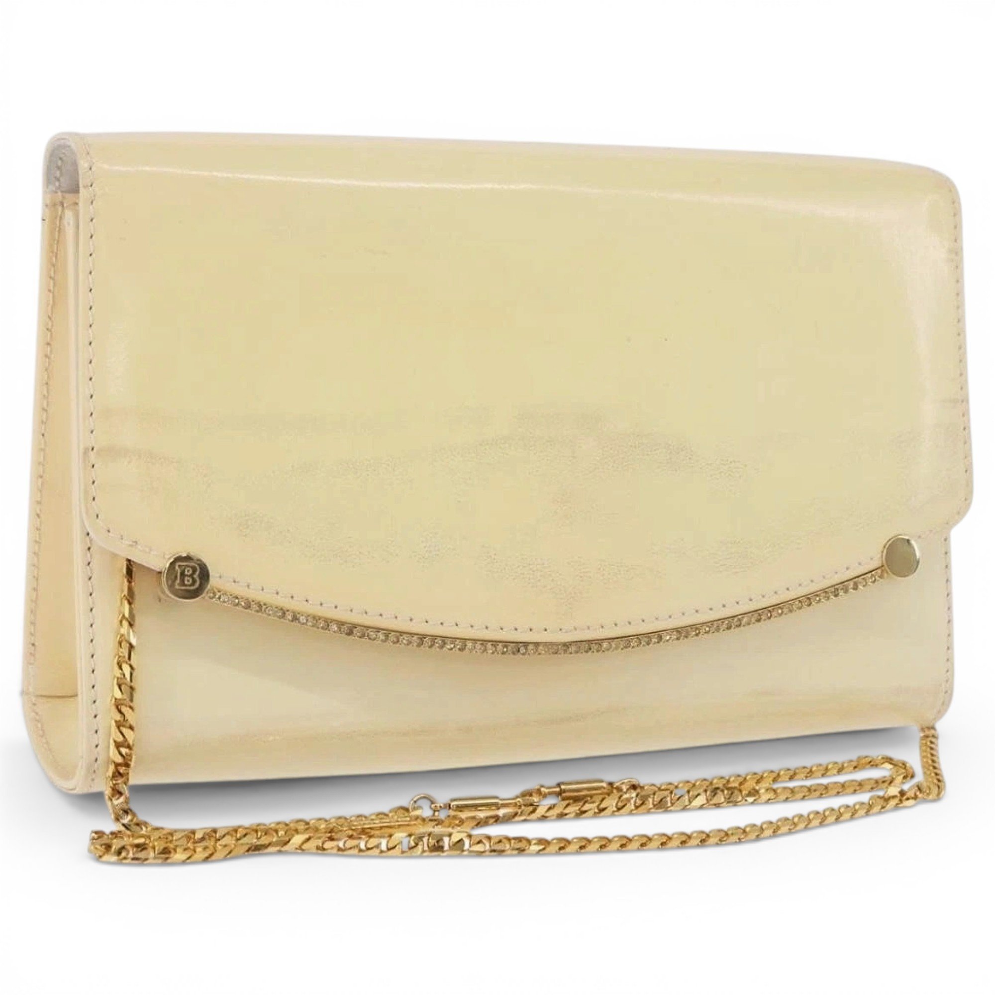 Patent leather handbag