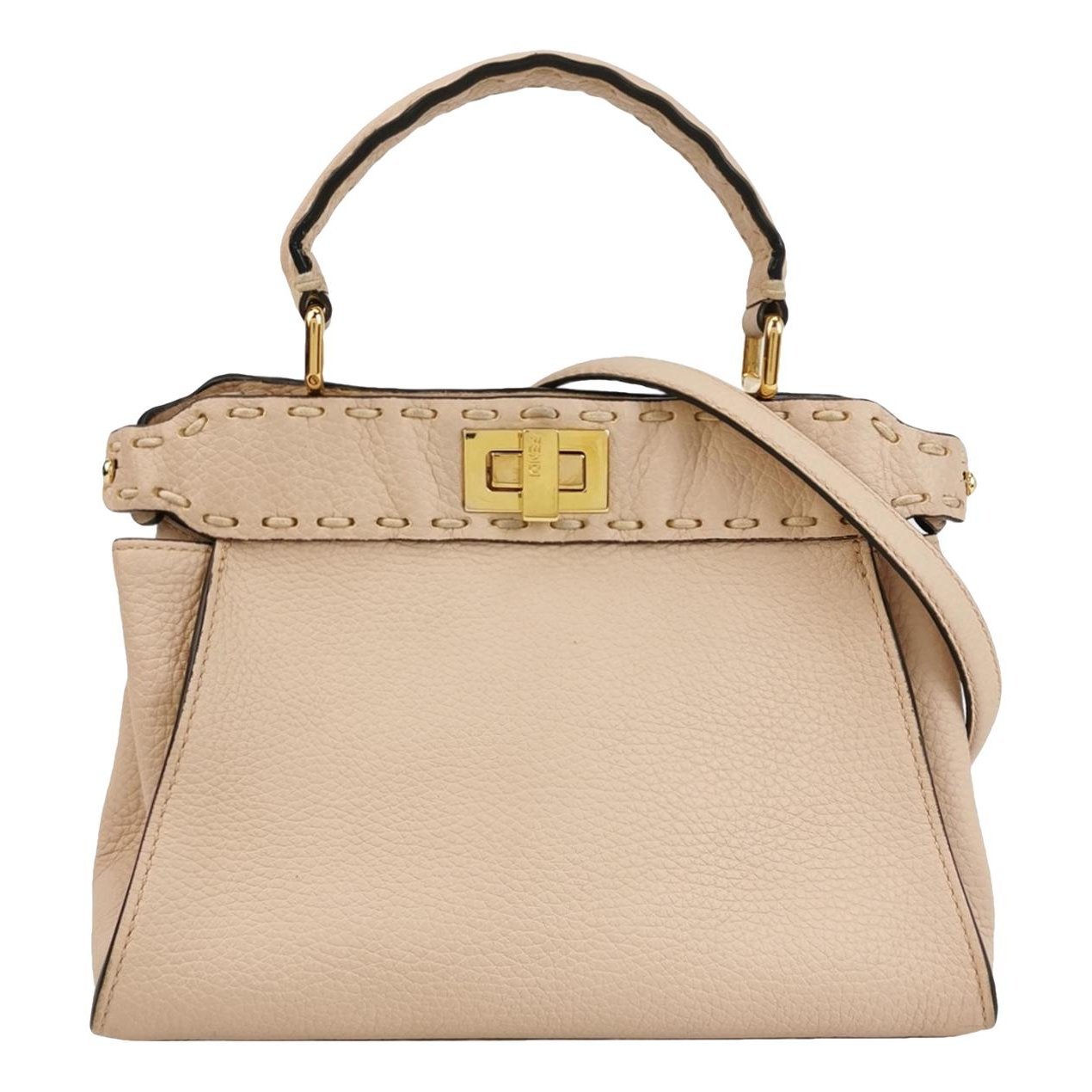 Peekaboo leather handbag