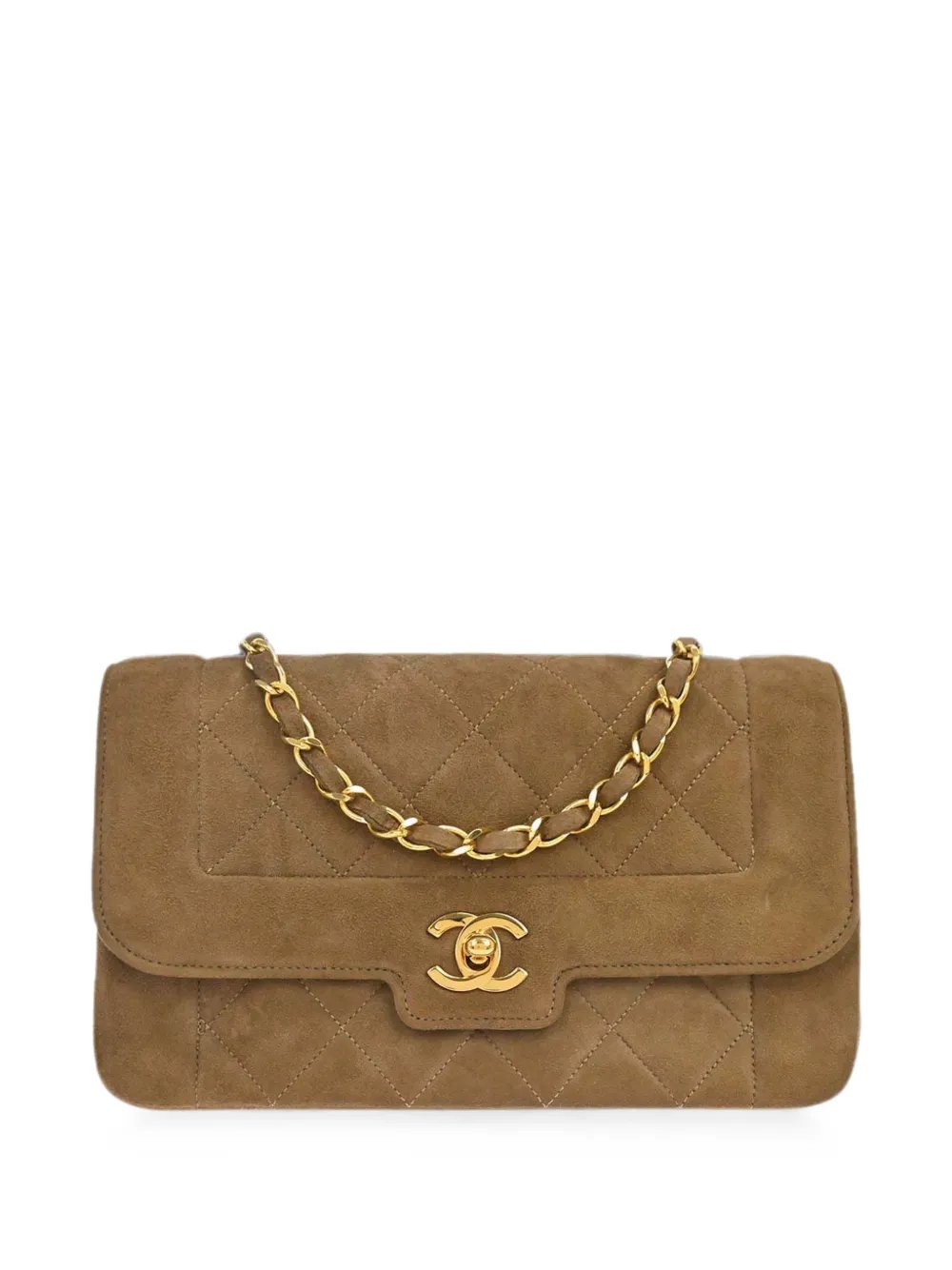 1990 suede shoulder bag