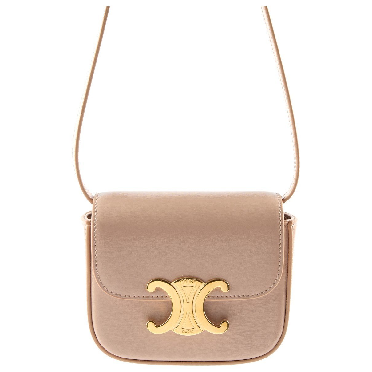 Triomphe leather crossbody bag