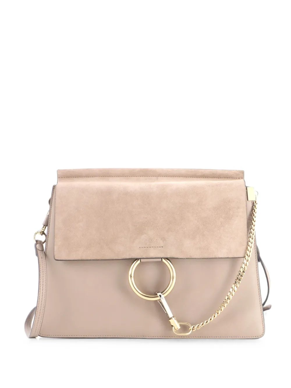 Faye Leather and Suede Medium shoulder bag