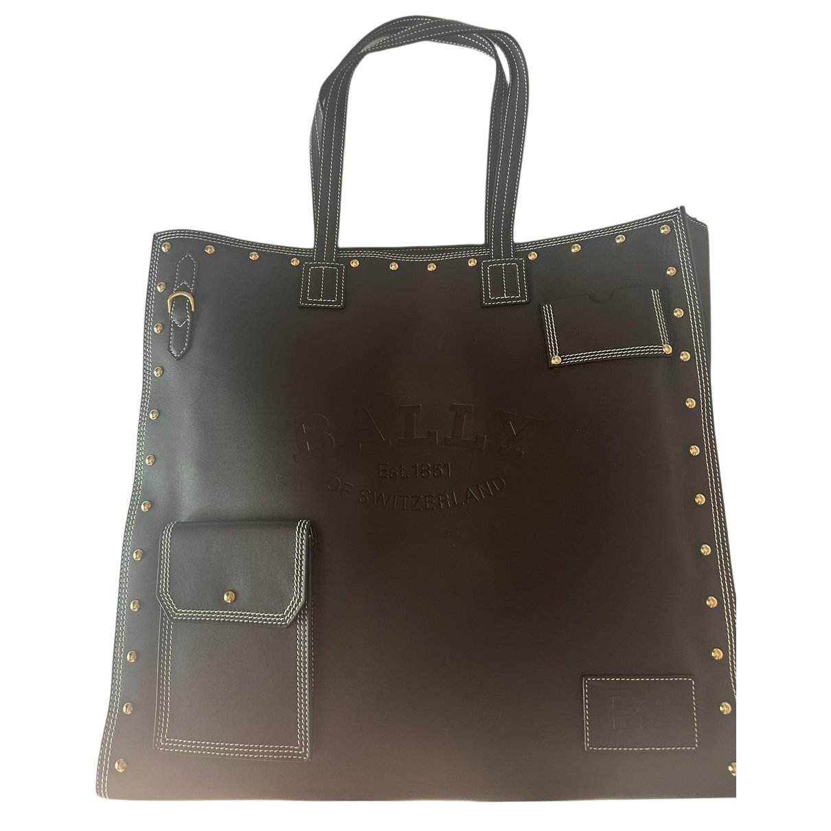Leather tote