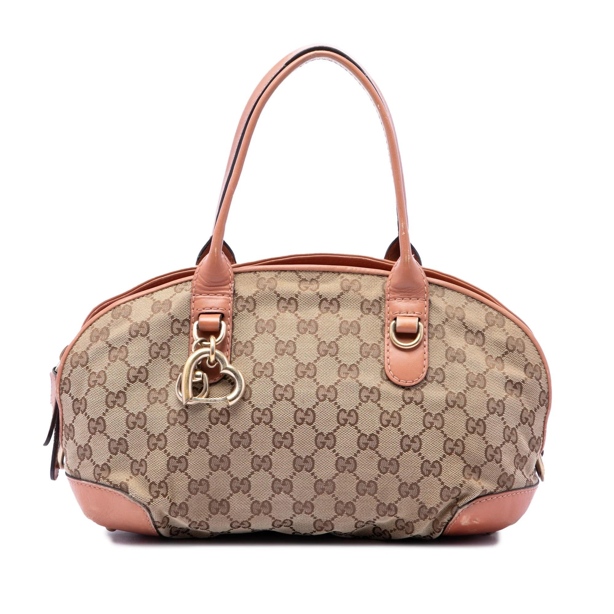 Gucci B leather handbag