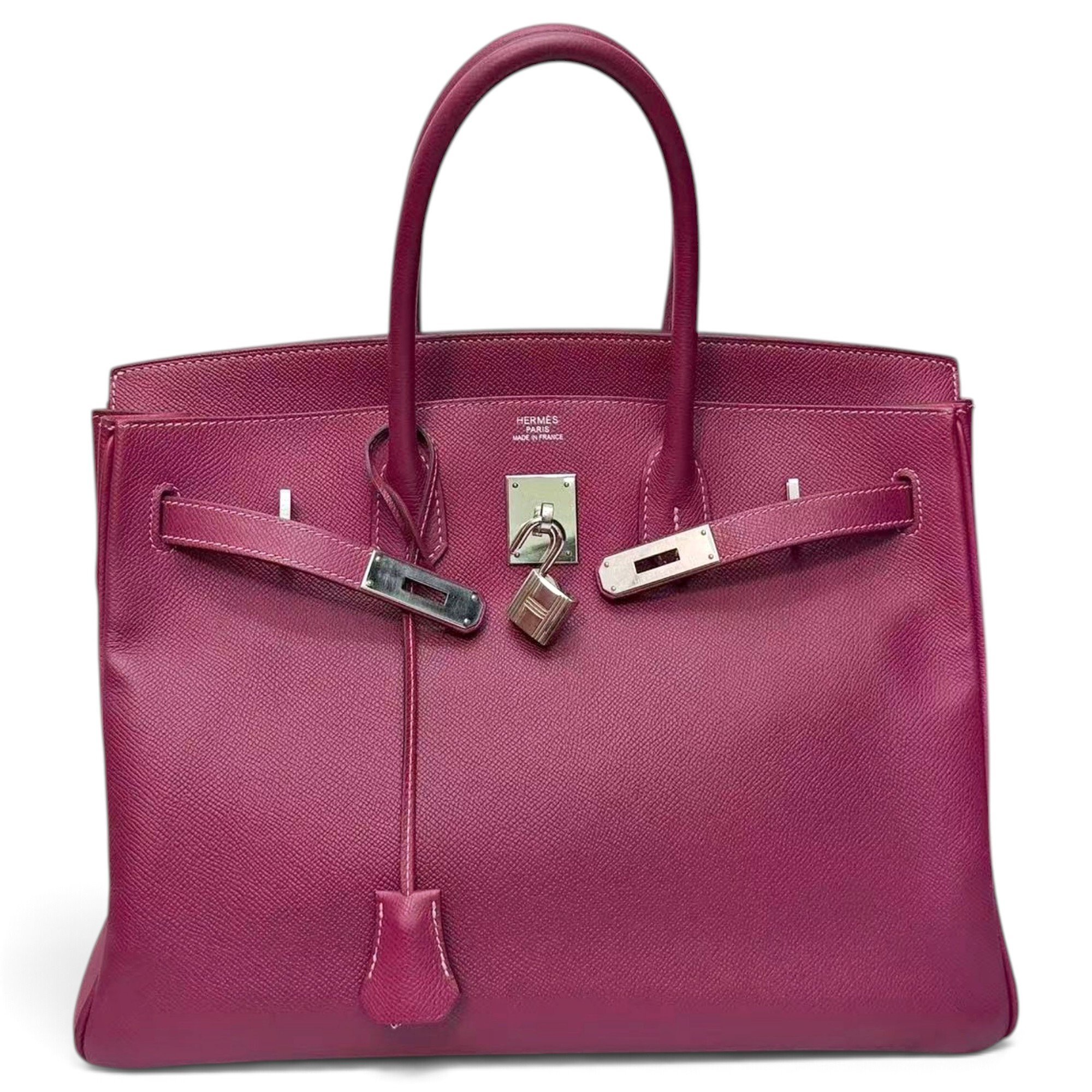 Birkin 35 leather handbag