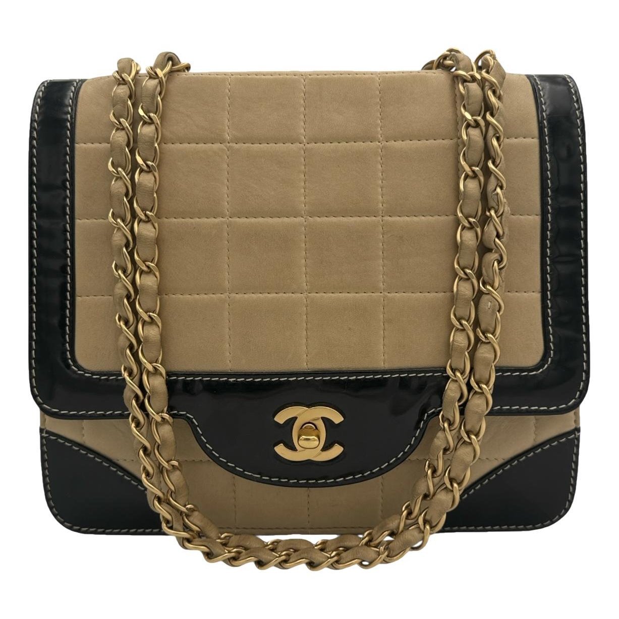 East West Chocolate Bar leather crossbody bag