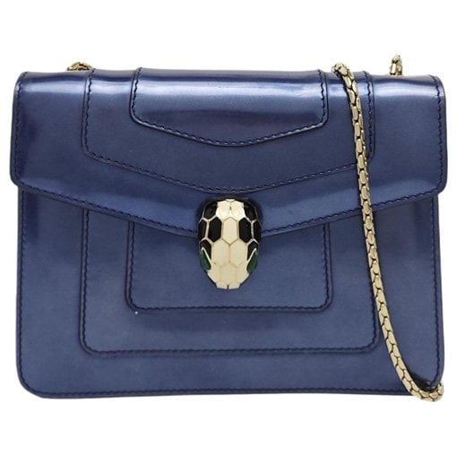 Patent leather handbag