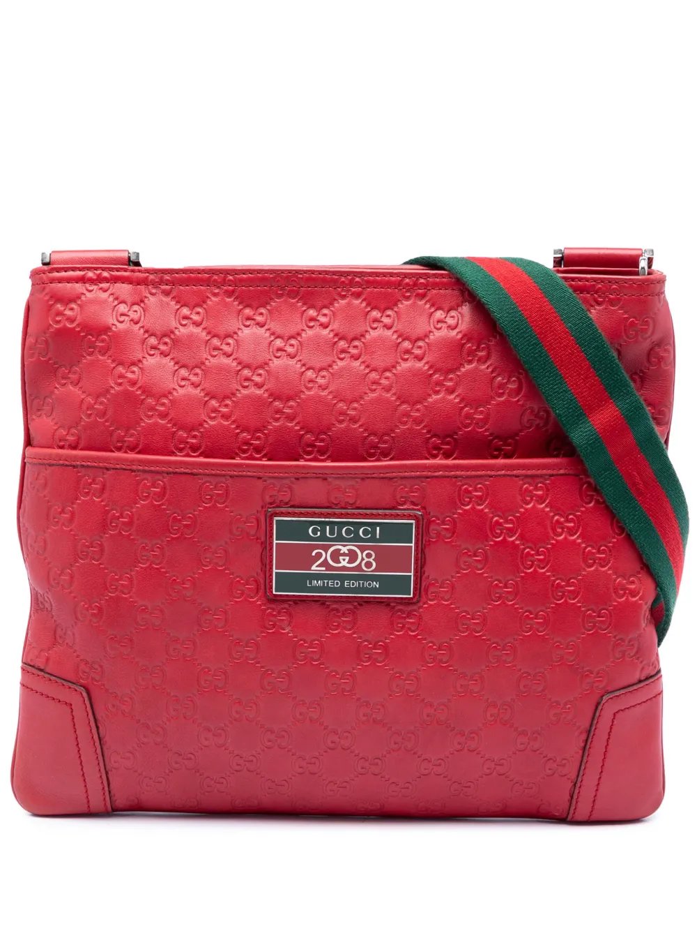 2000-2015 Beijing Olympics Edition Guccissima Web crossbody bag