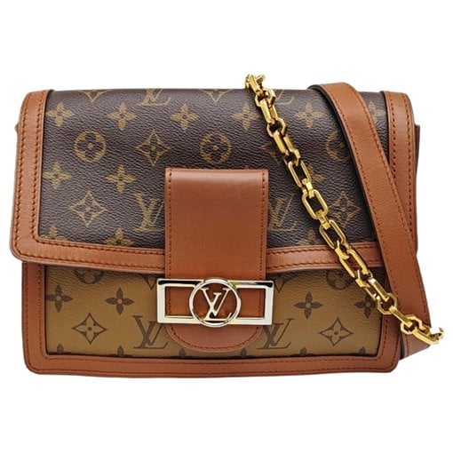 Dauphine leather handbag