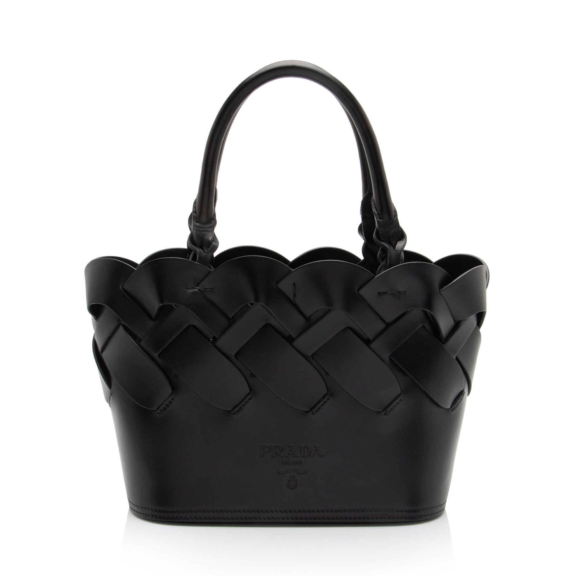 Leather tote