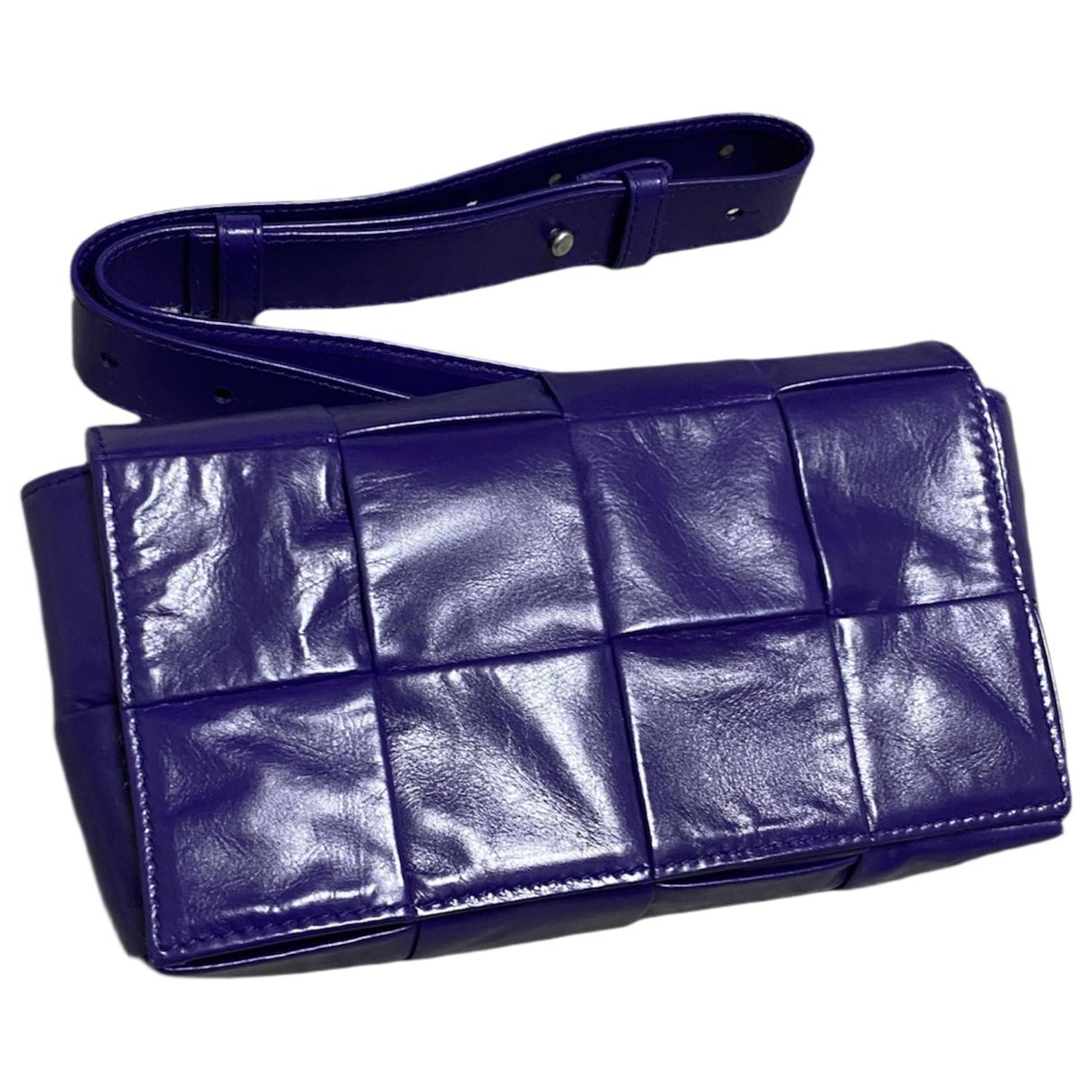 Cassette leather handbag