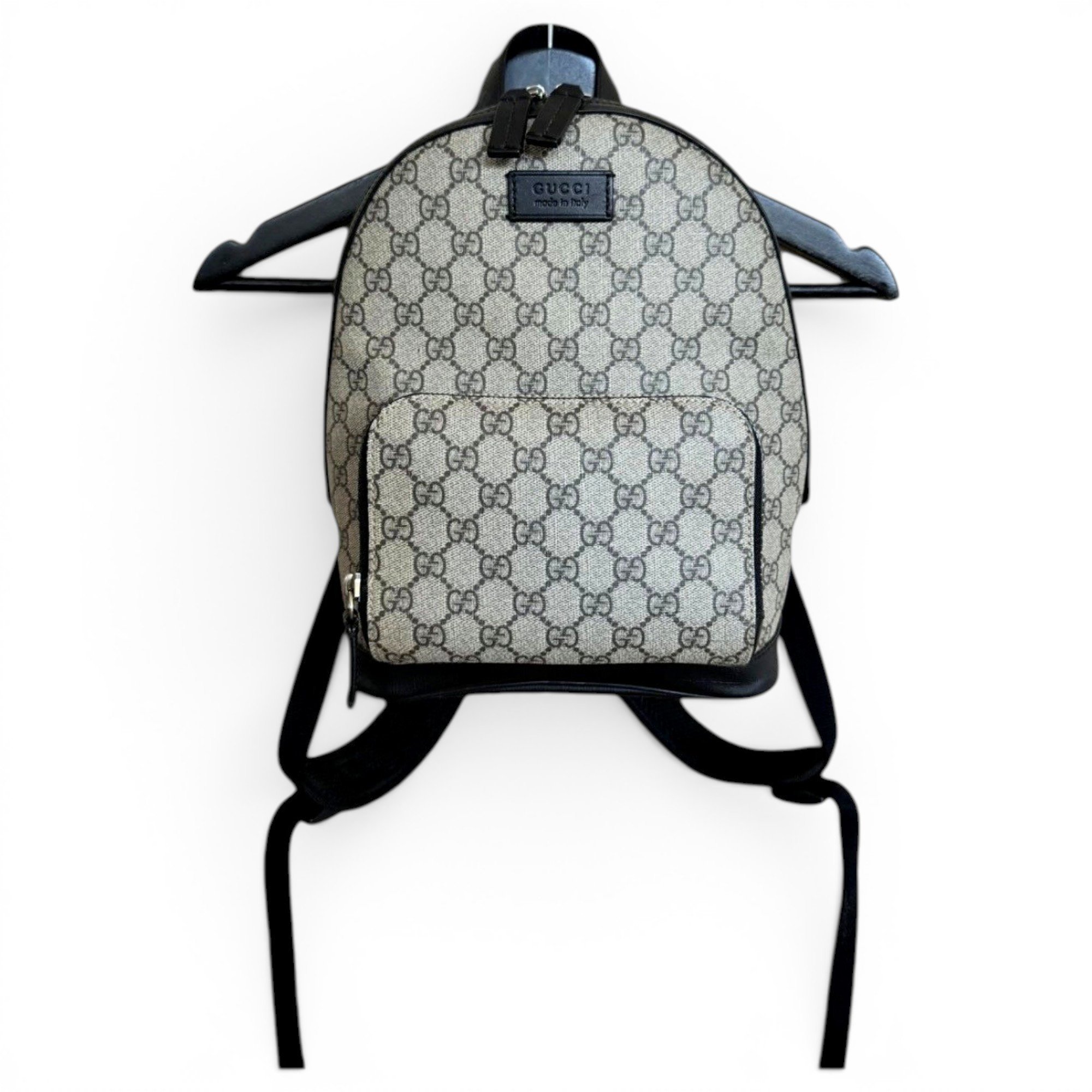 Leather backpack