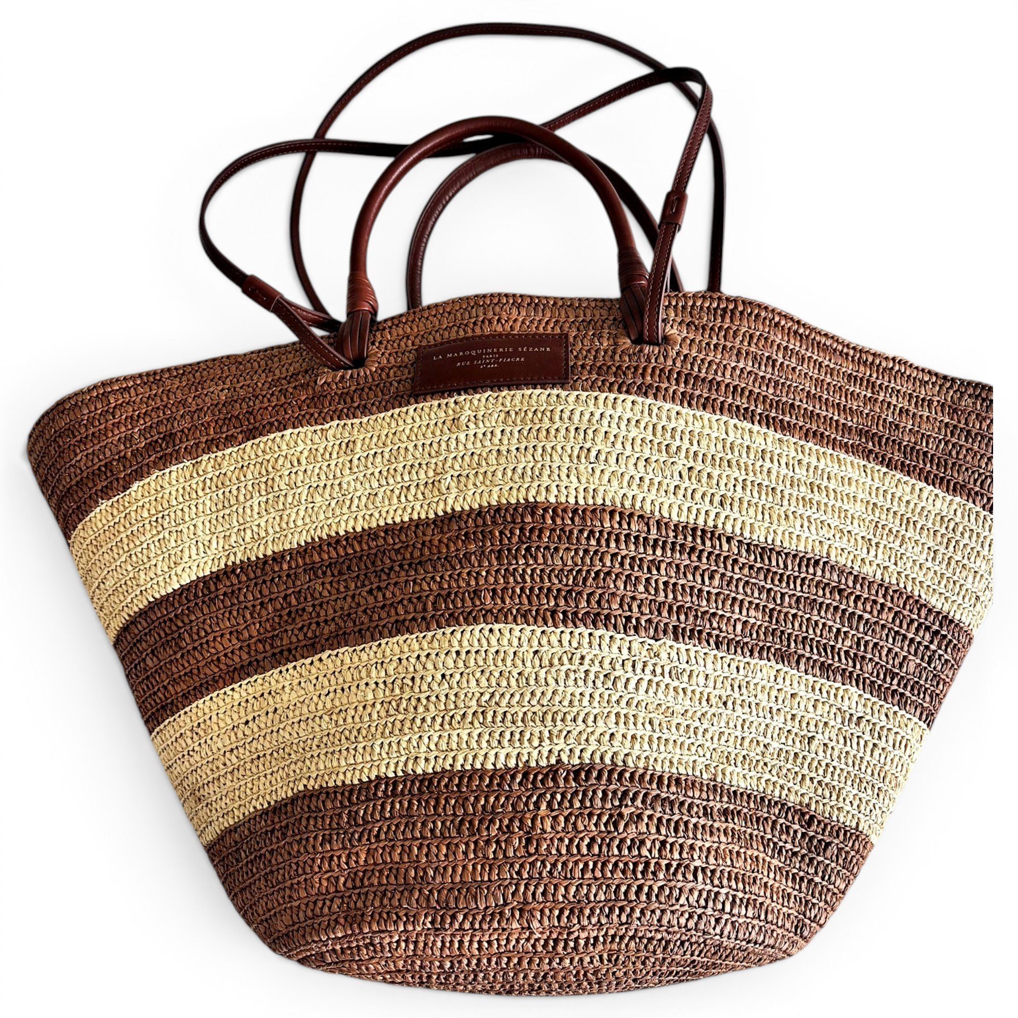 Leather tote