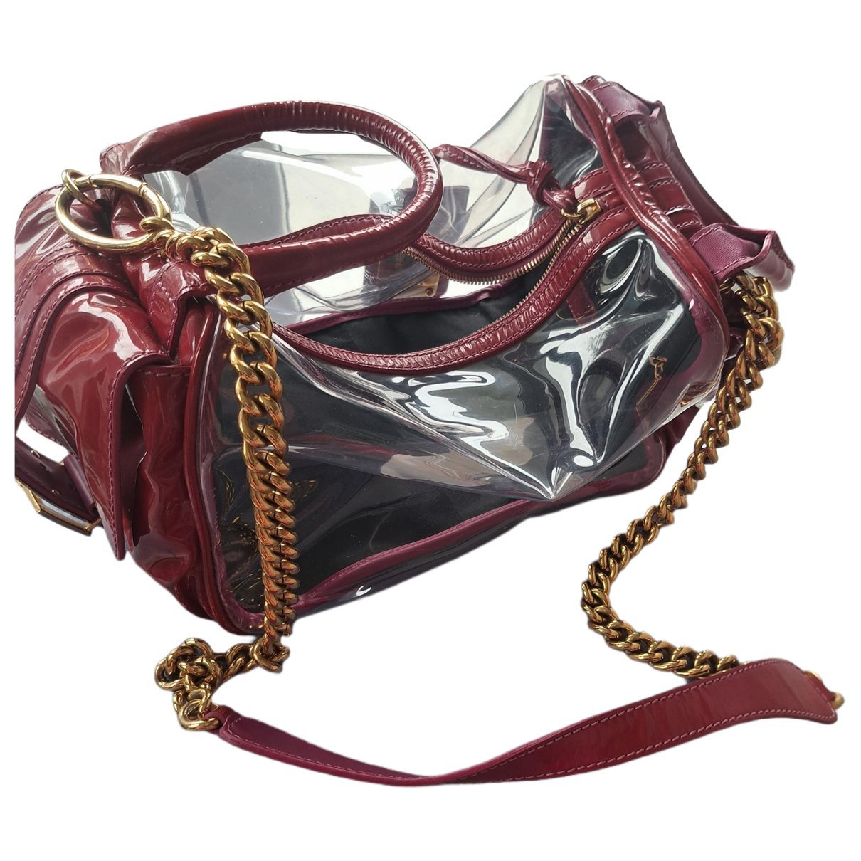 Vinyl handbag