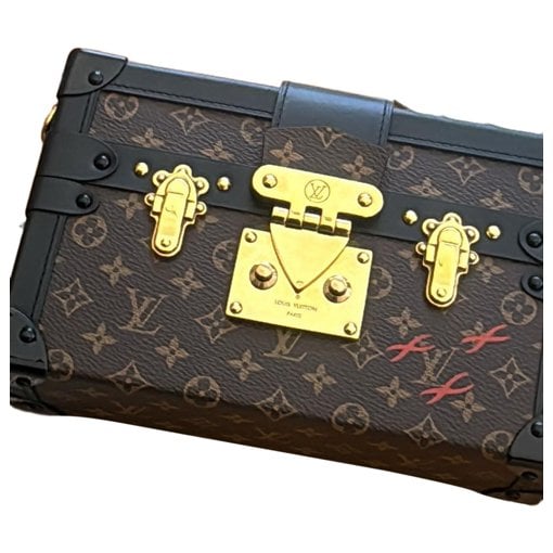 Petite Malle leather crossbody bag