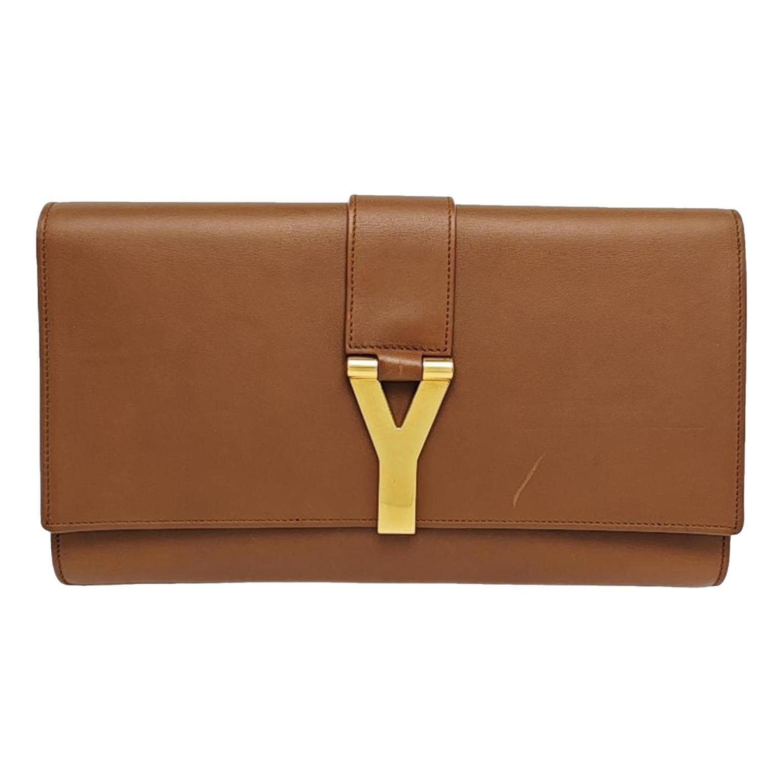 Chyc leather clutch bag