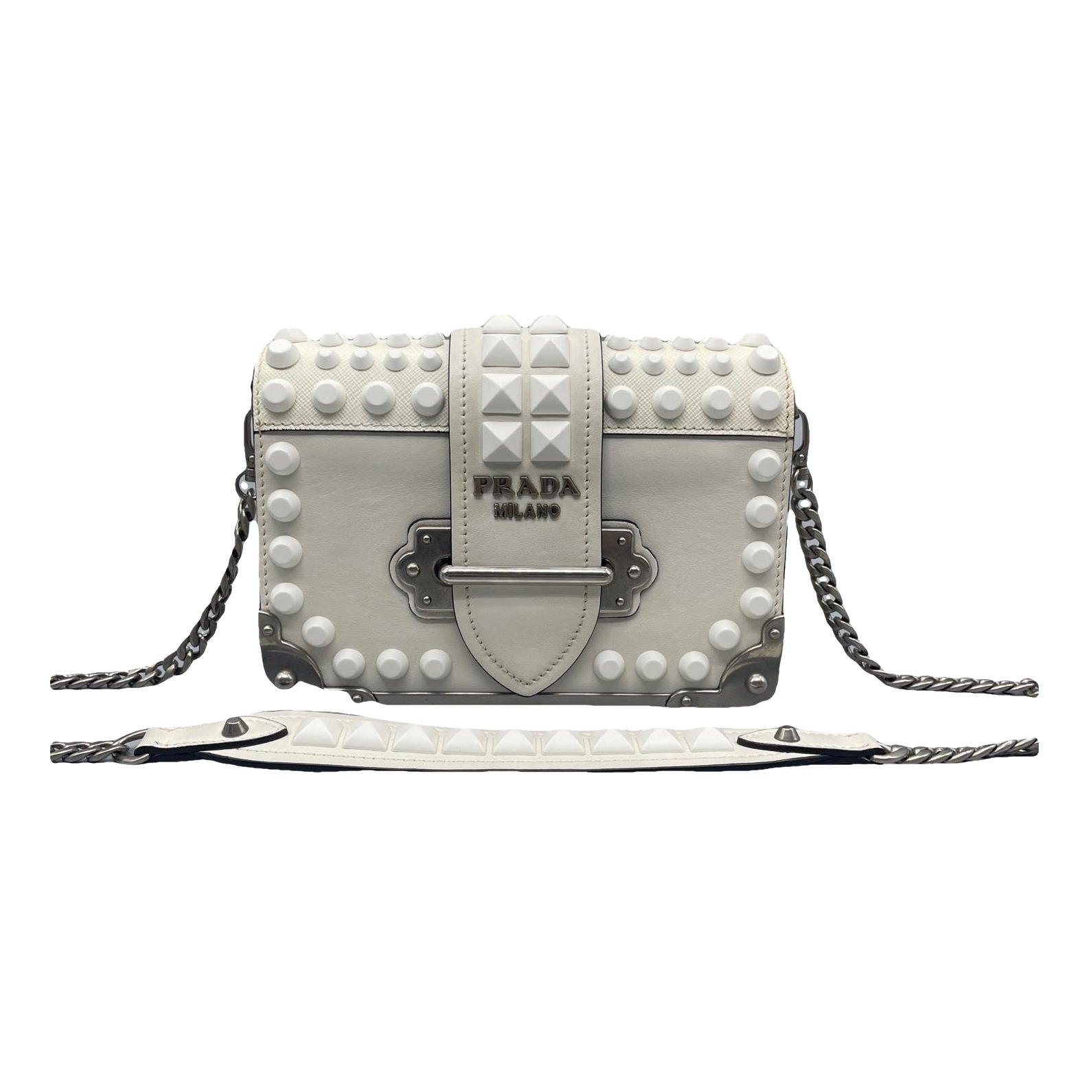 Cahier leather handbag
