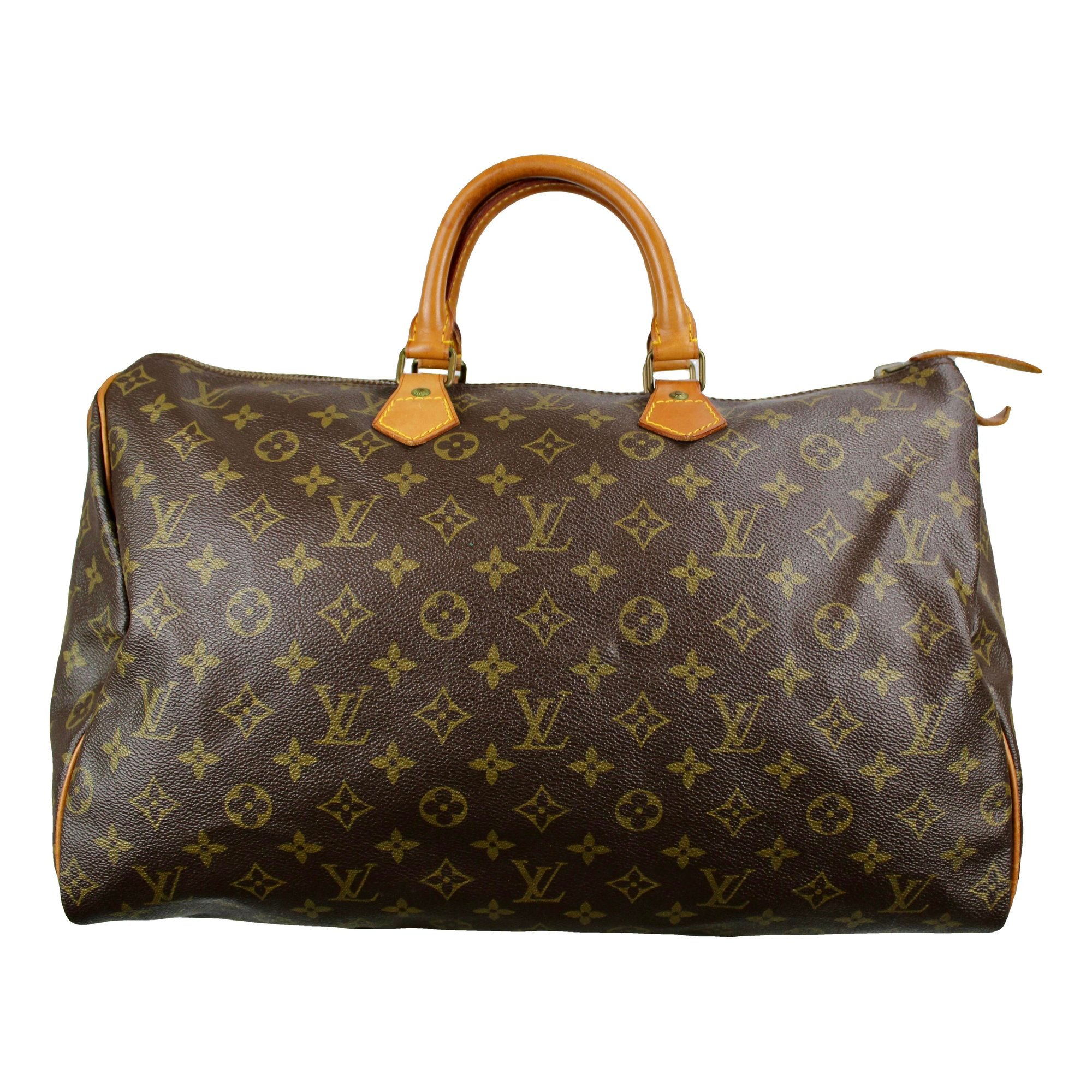 Speedy leather handbag
