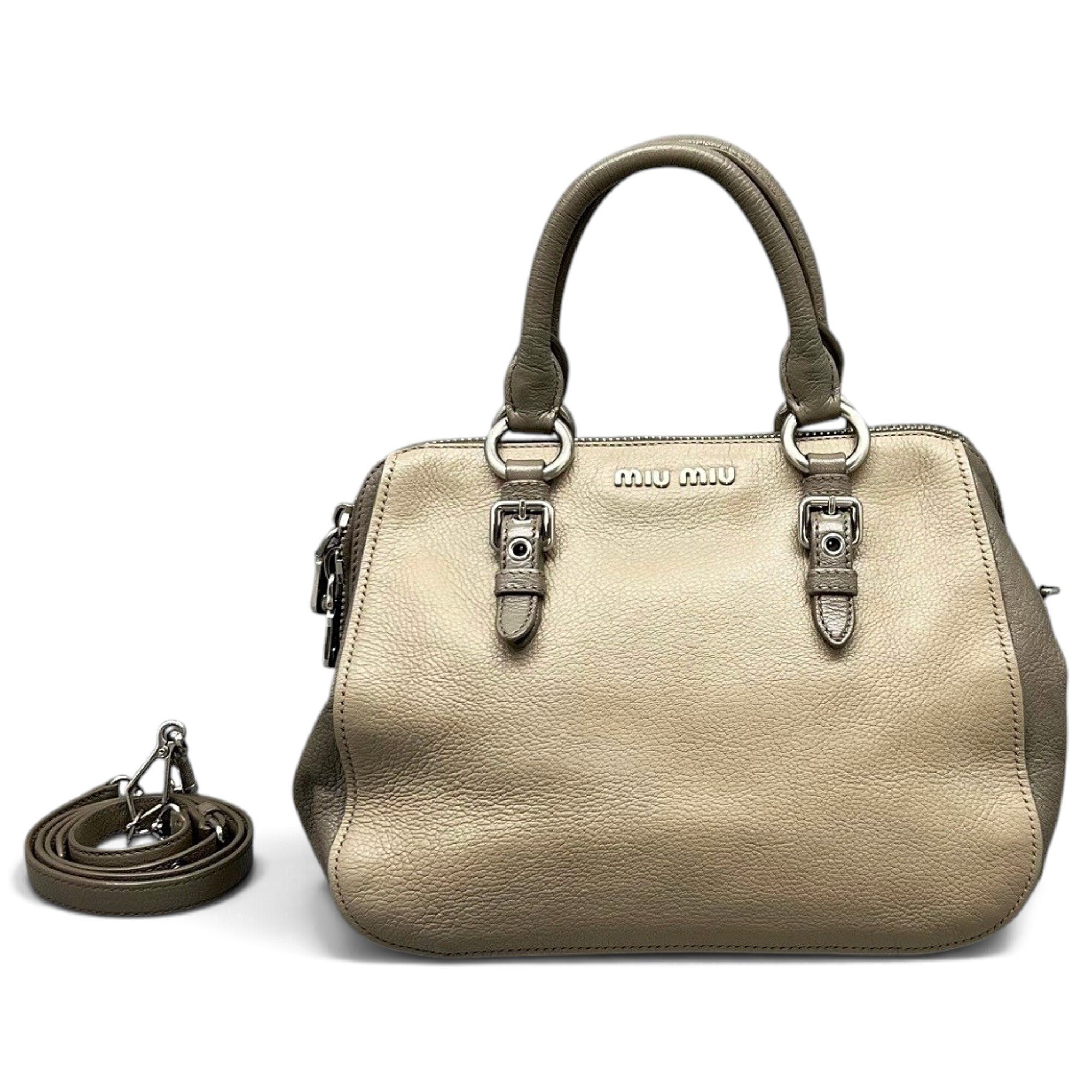 Leather satchel