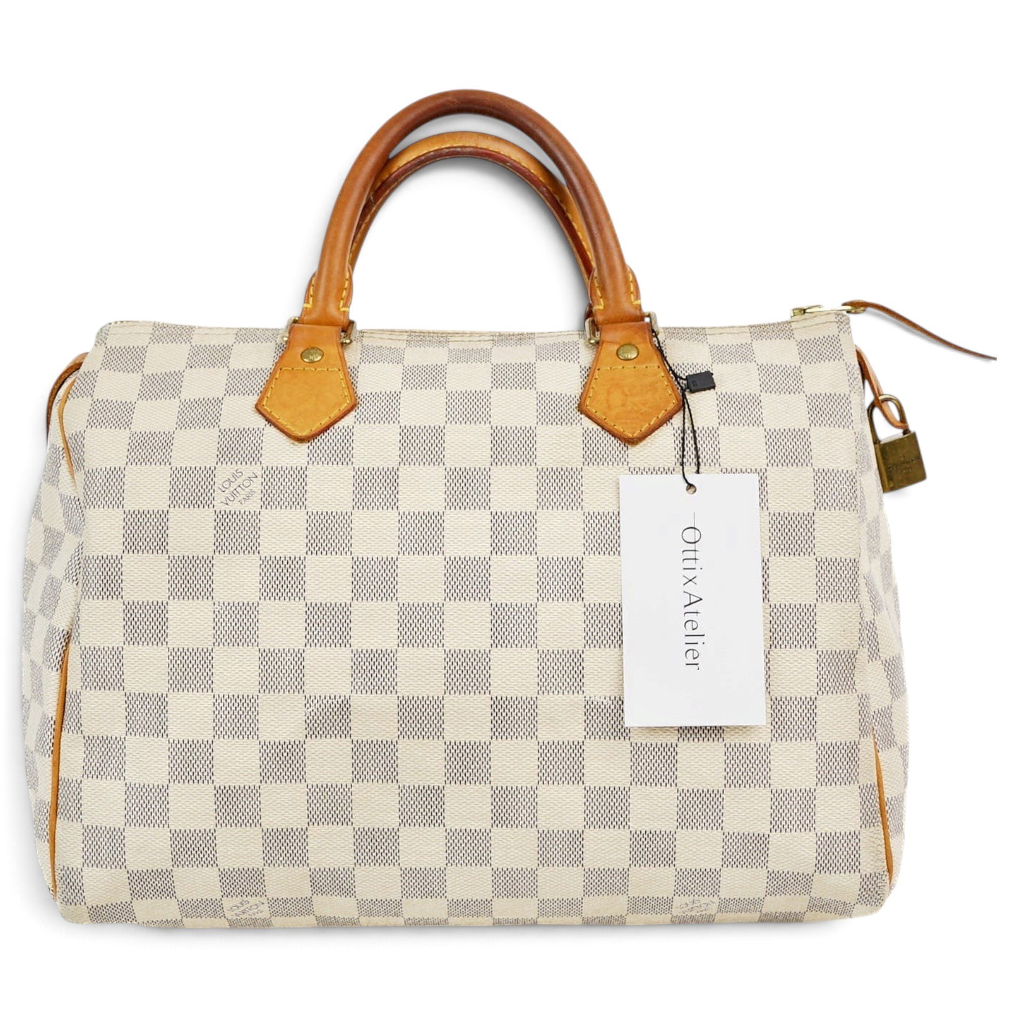 Speedy leather handbag