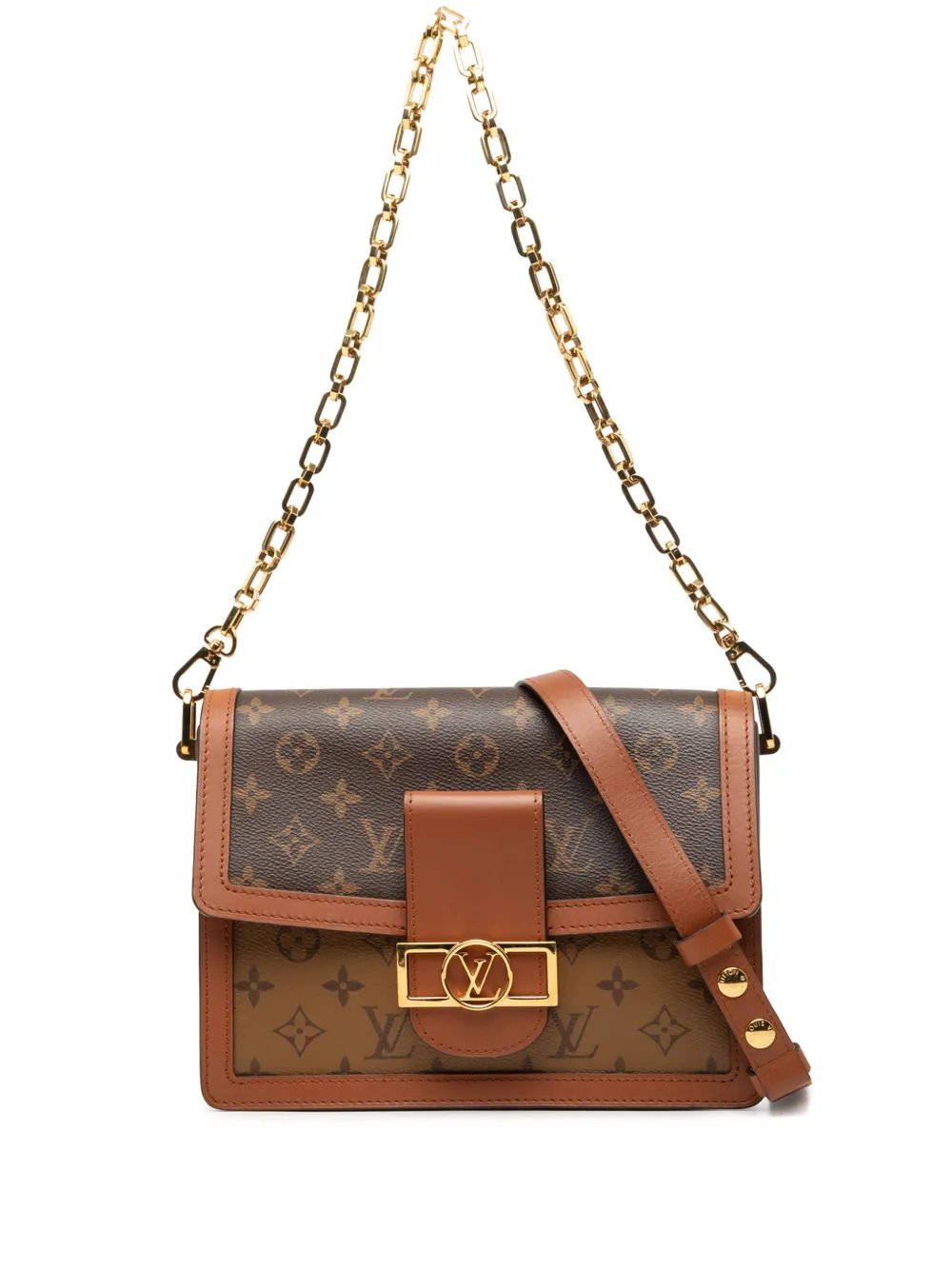2020 Monogram Reverse Dauphine MM satchel