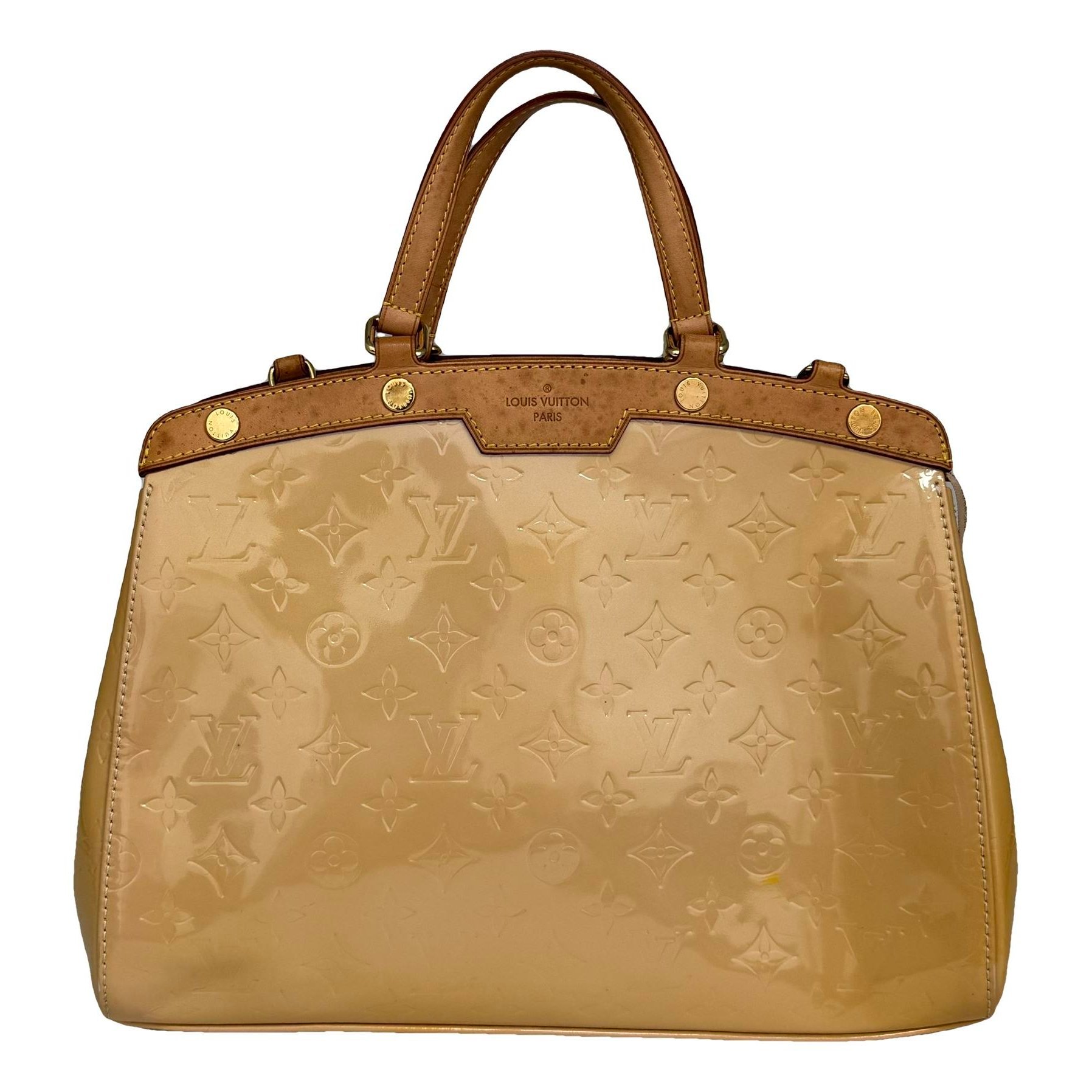 Bréa patent leather handbag