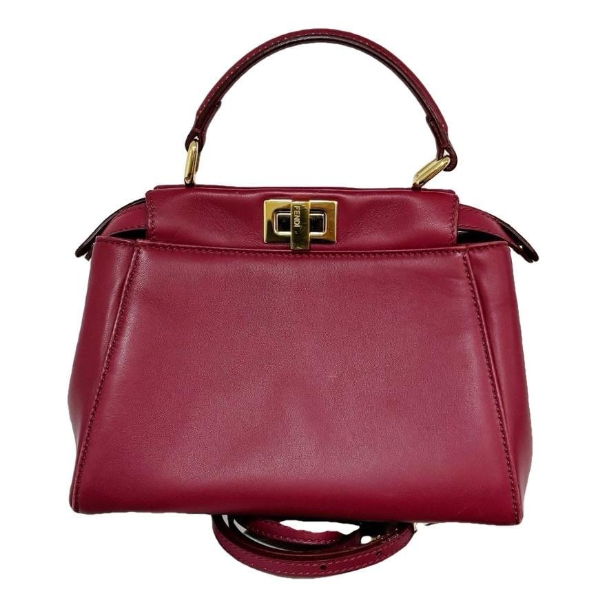 Peekaboo leather handbag