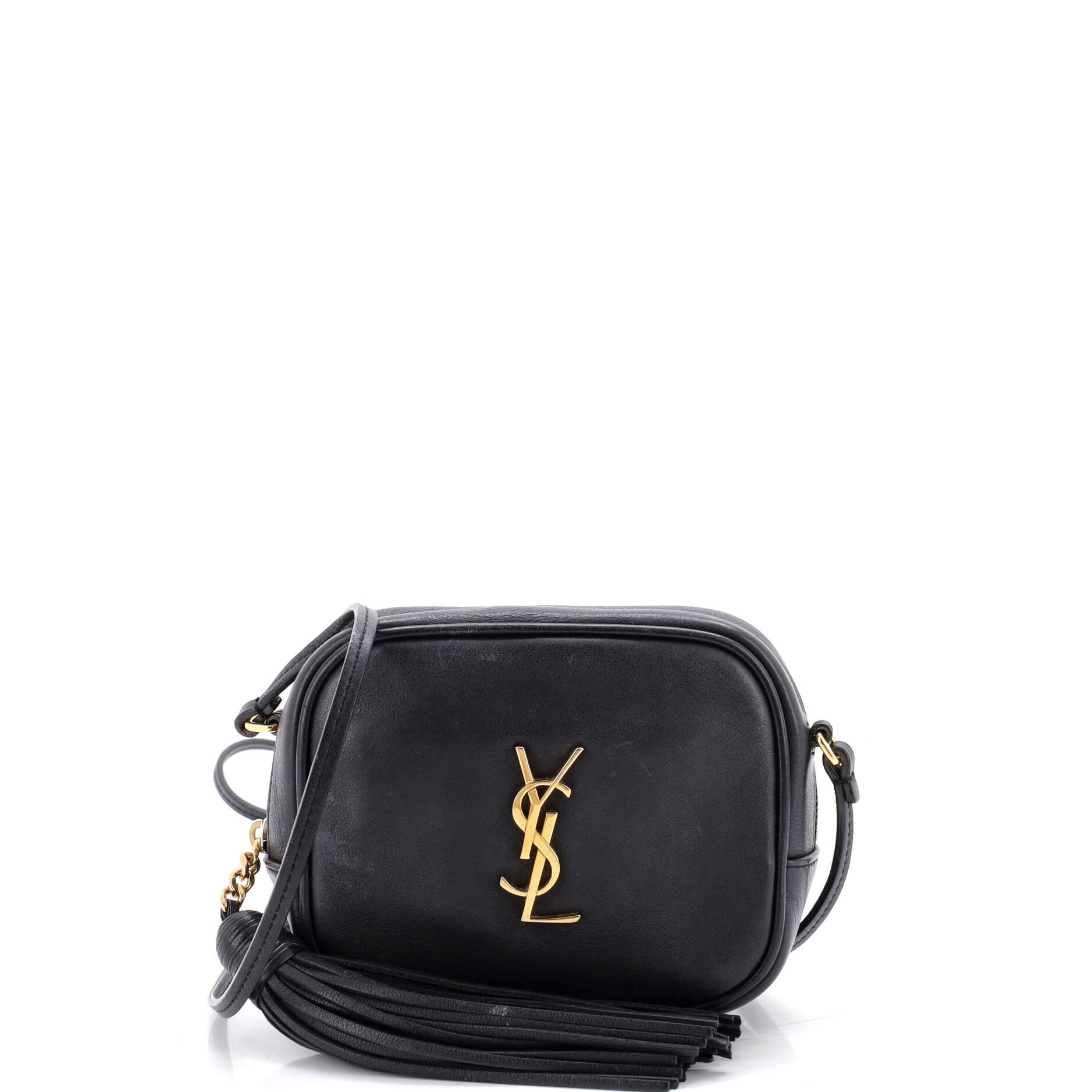 Classic Monogram Blogger Crossbody Bag Leather Small