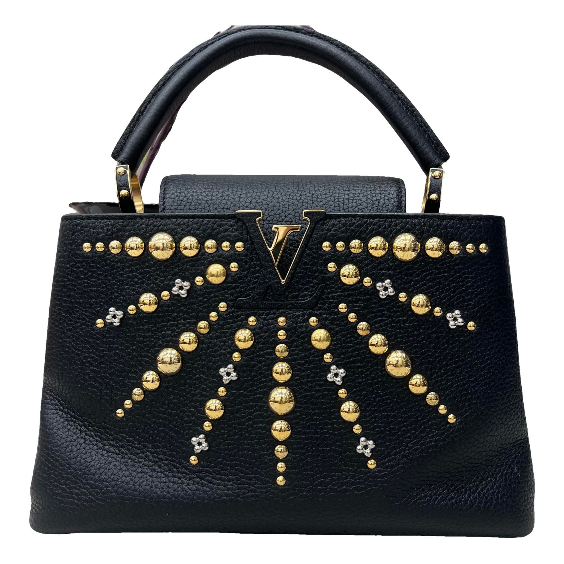 Capucines leather handbag