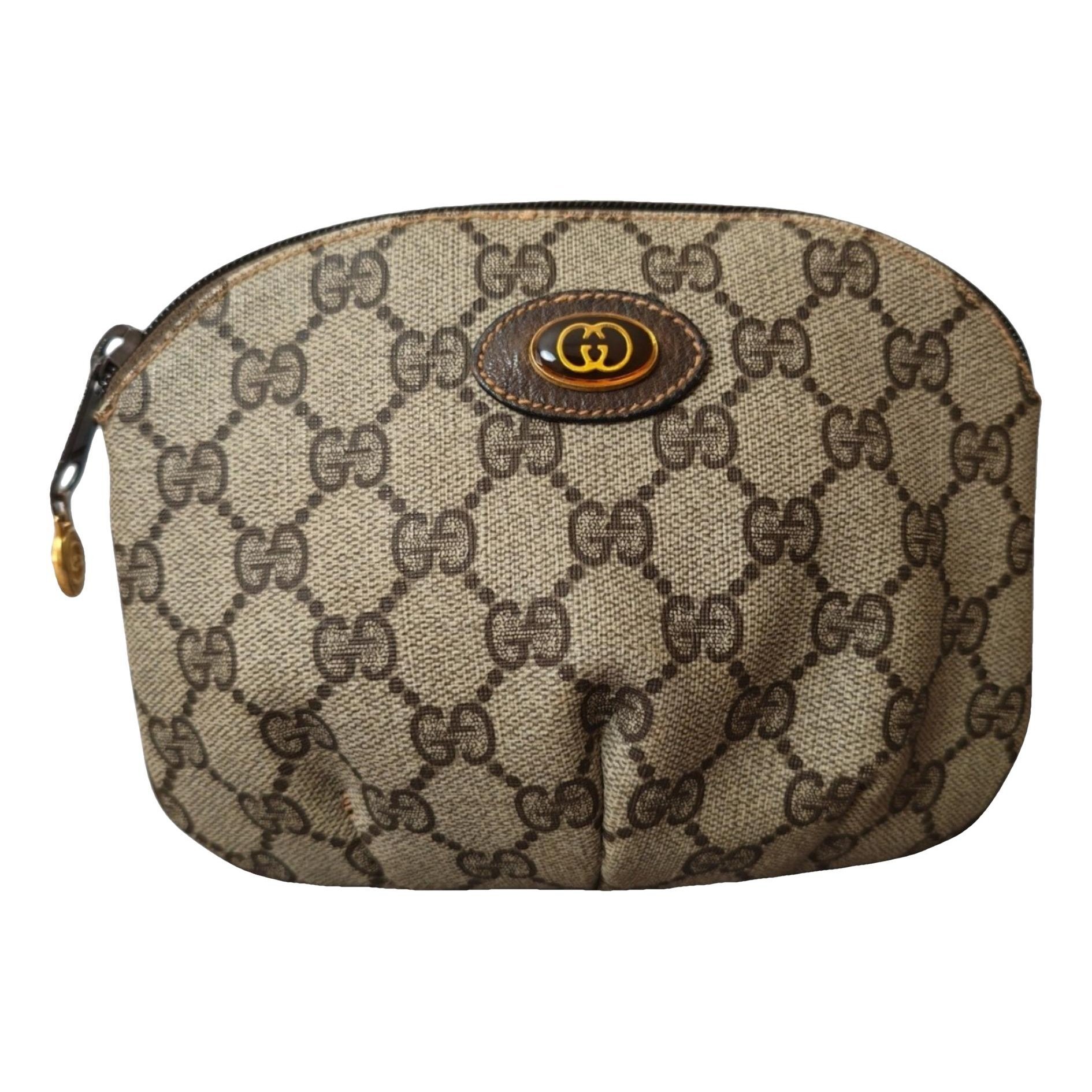 Leather clutch bag
