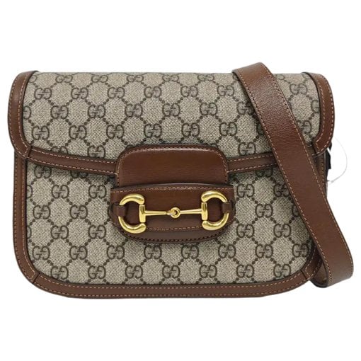 Handle Horsebit 1955 leather crossbody bag