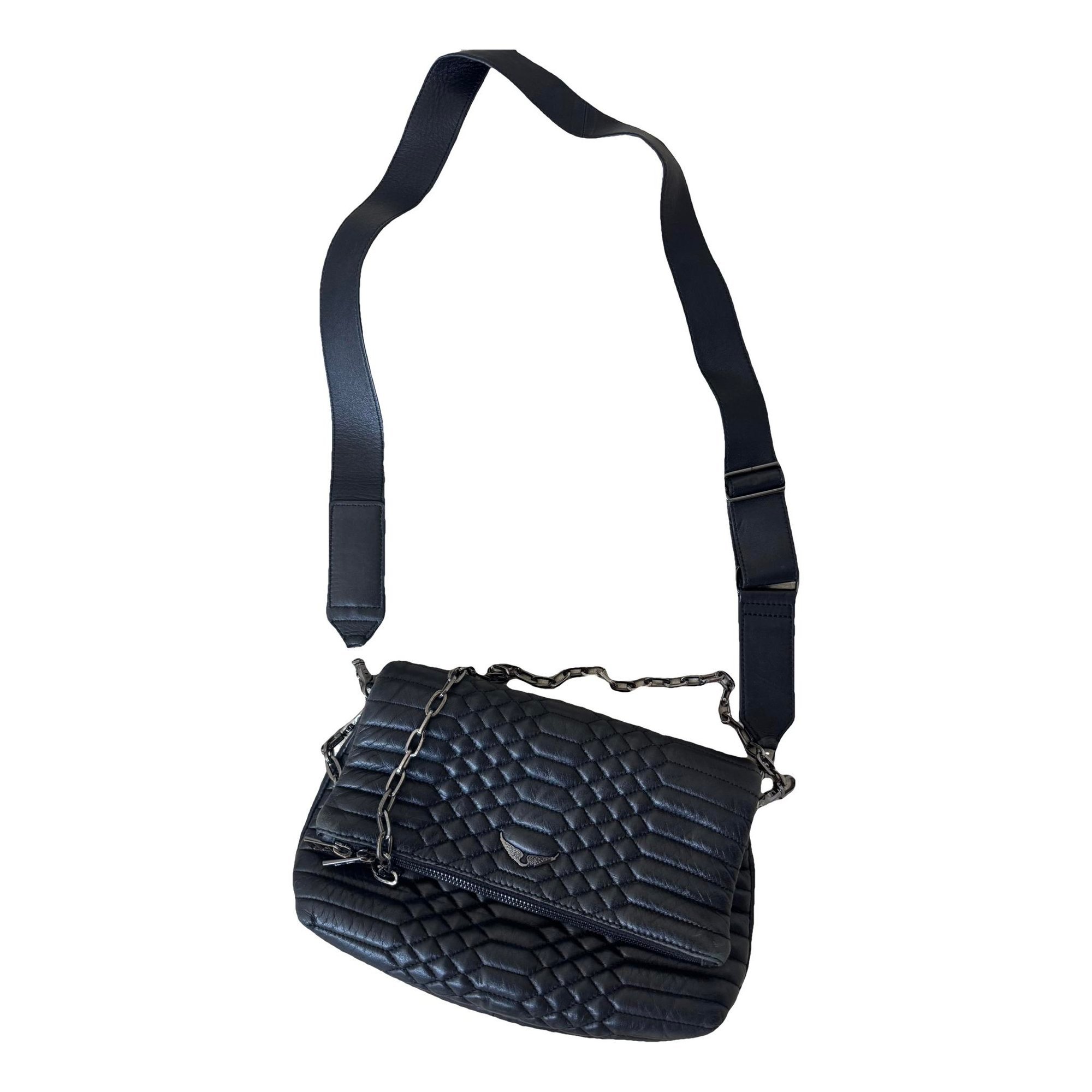 Ziggy XL leather crossbody bag