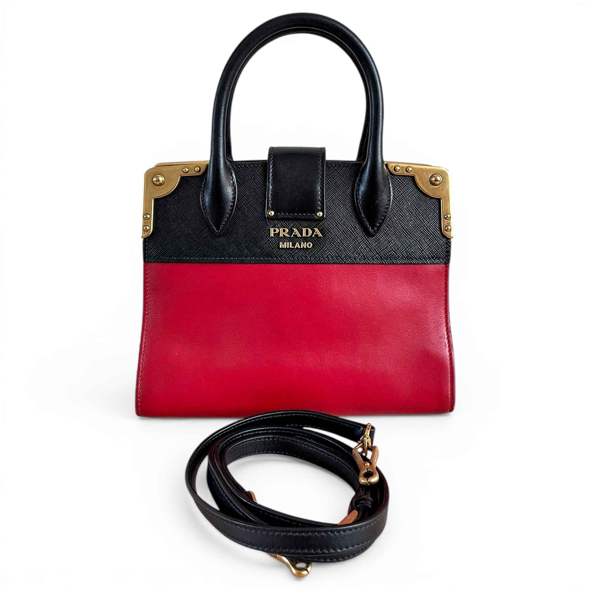 Cahier leather crossbody bag