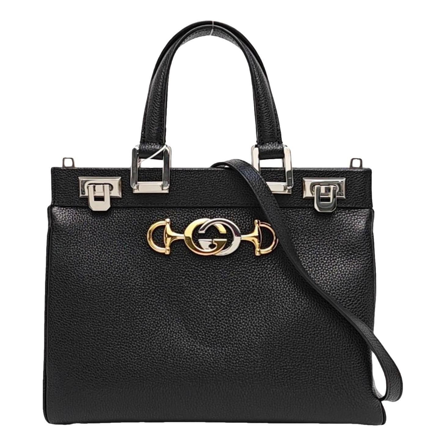 Zumi leather handbag