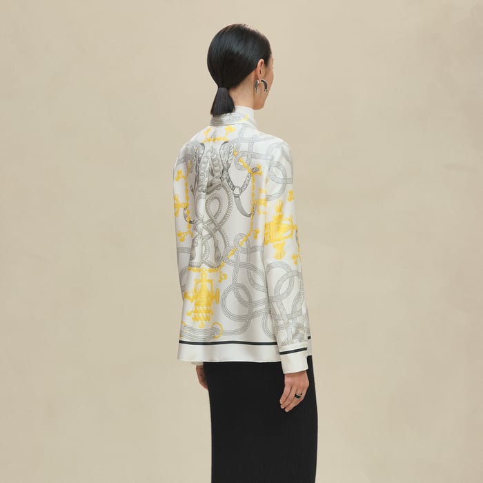 Blanc Nacre "Palefroi Remix" Classic Shirt