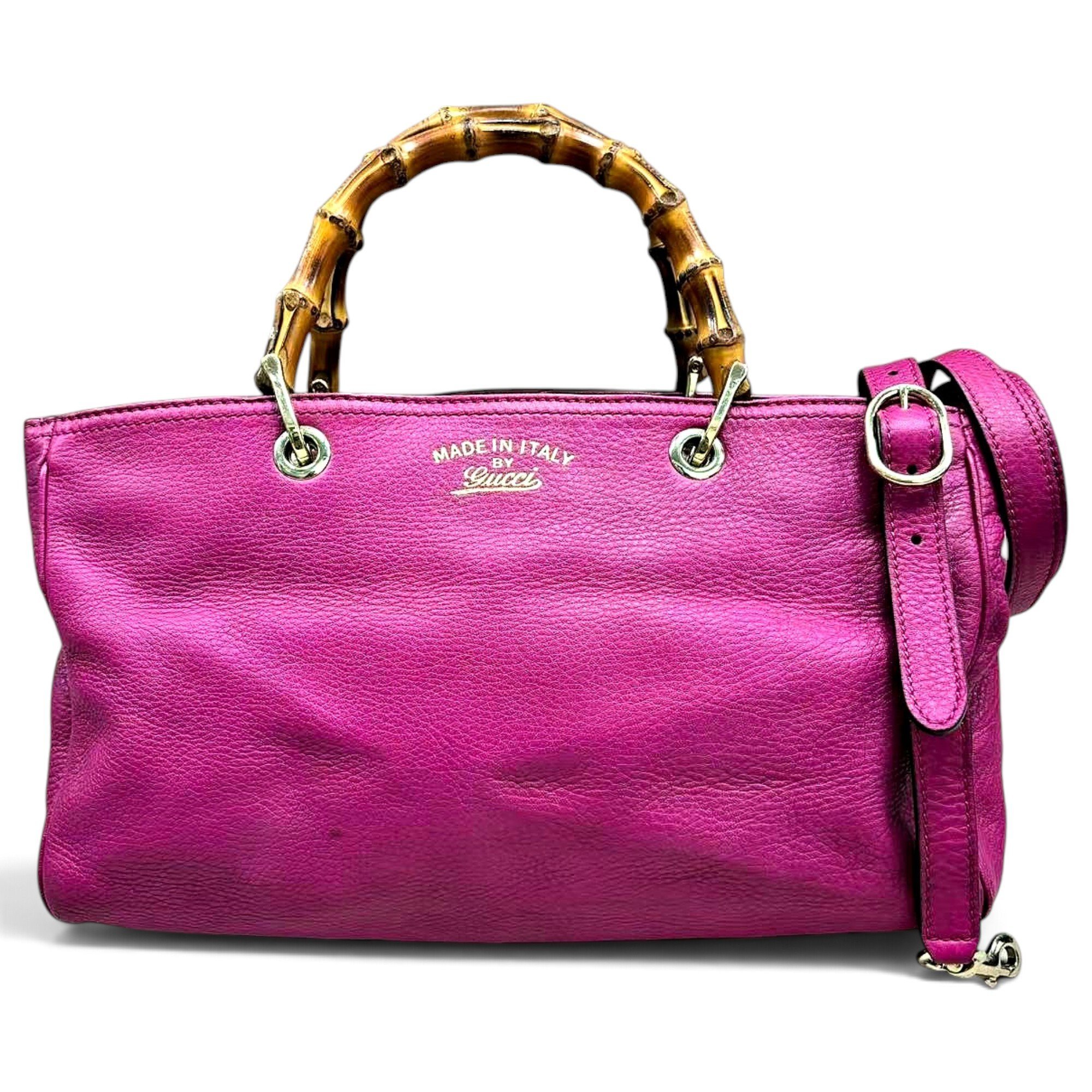 Gucci Bamboo leather handbag