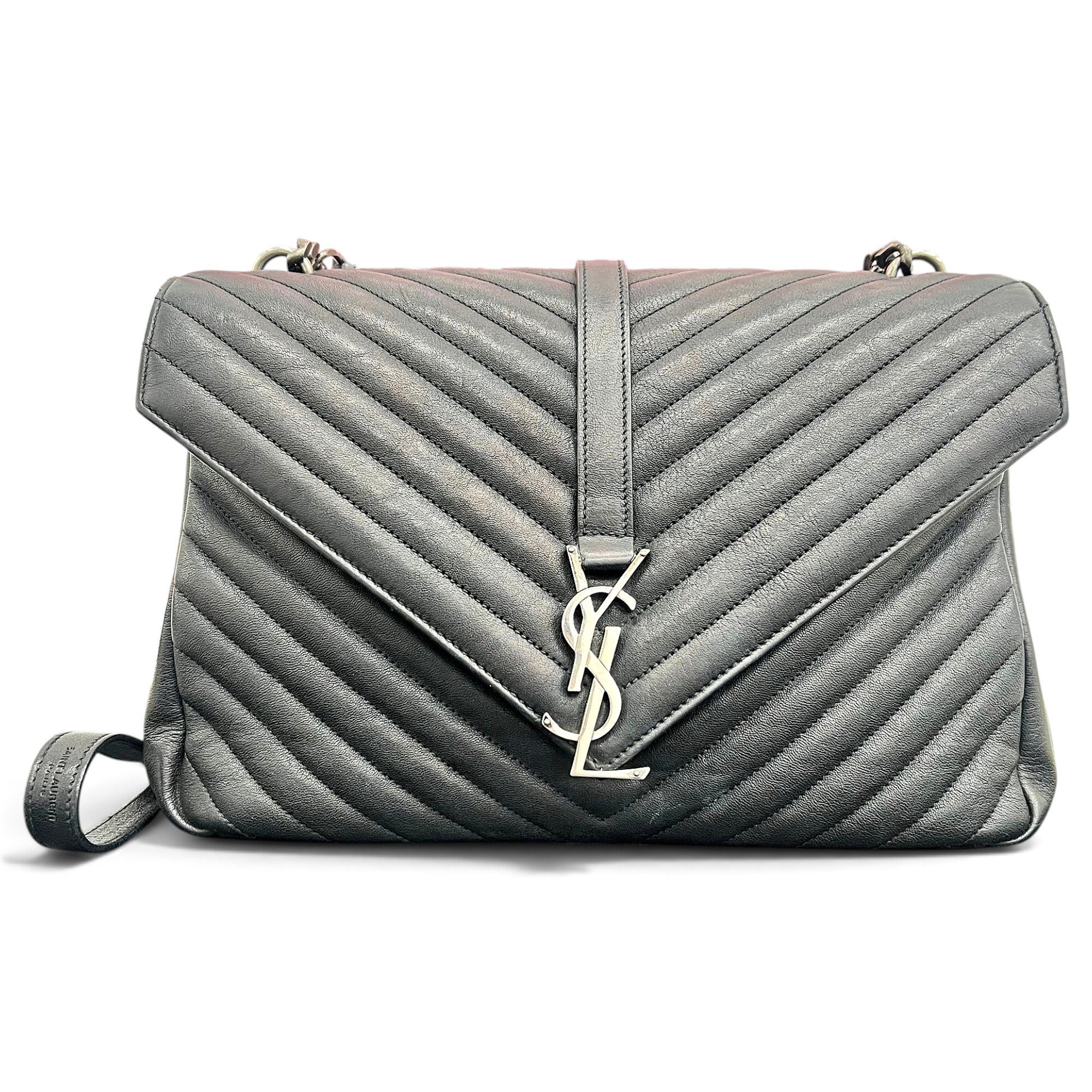 Collége monogramme leather handbag