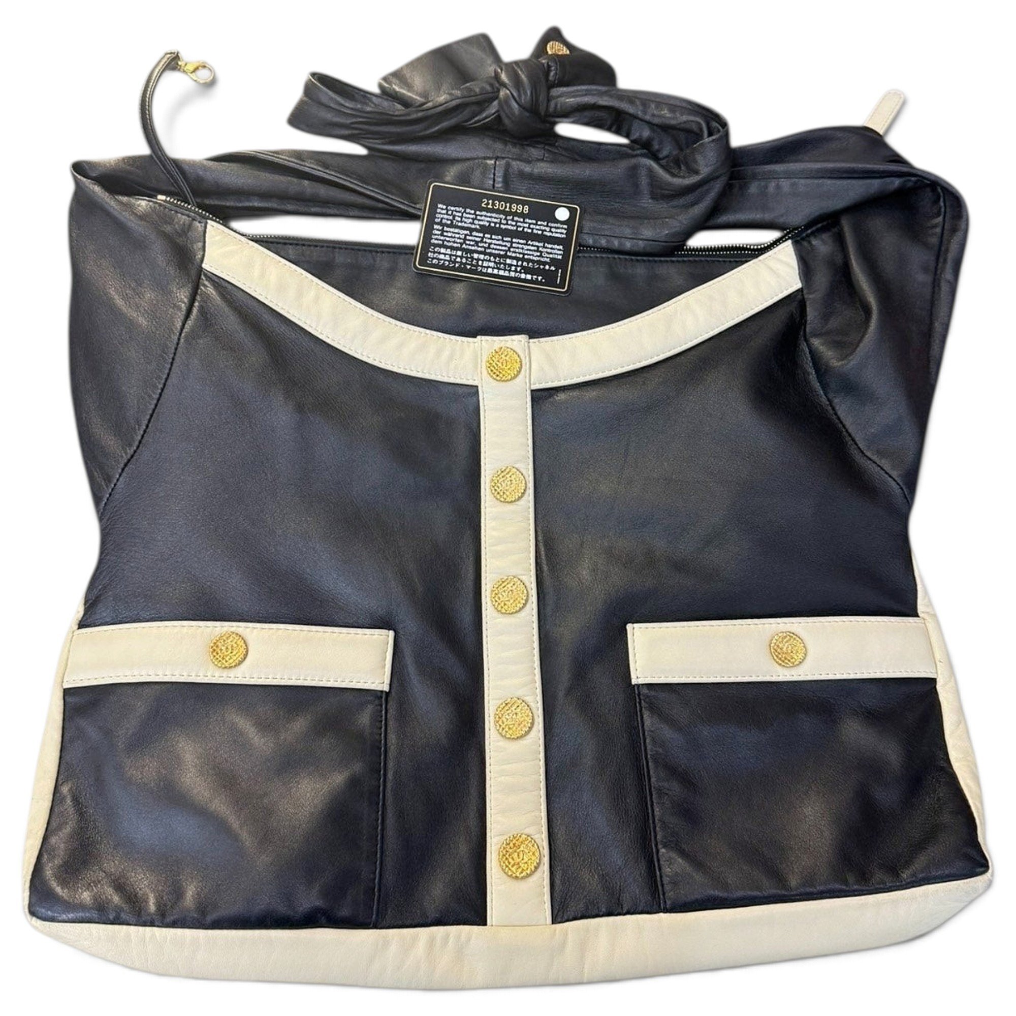 Leather handbag