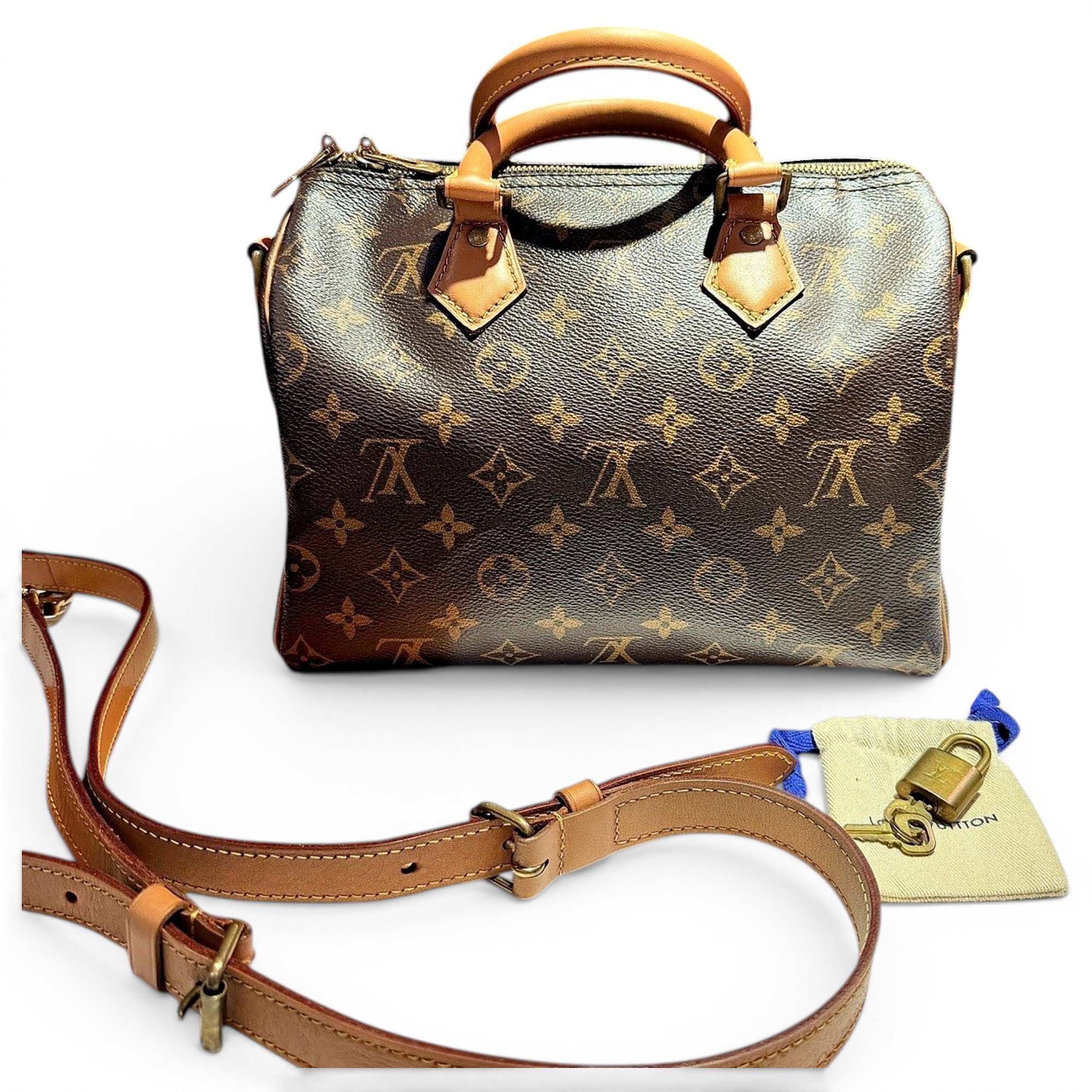Speedy Bandoulière leather handbag