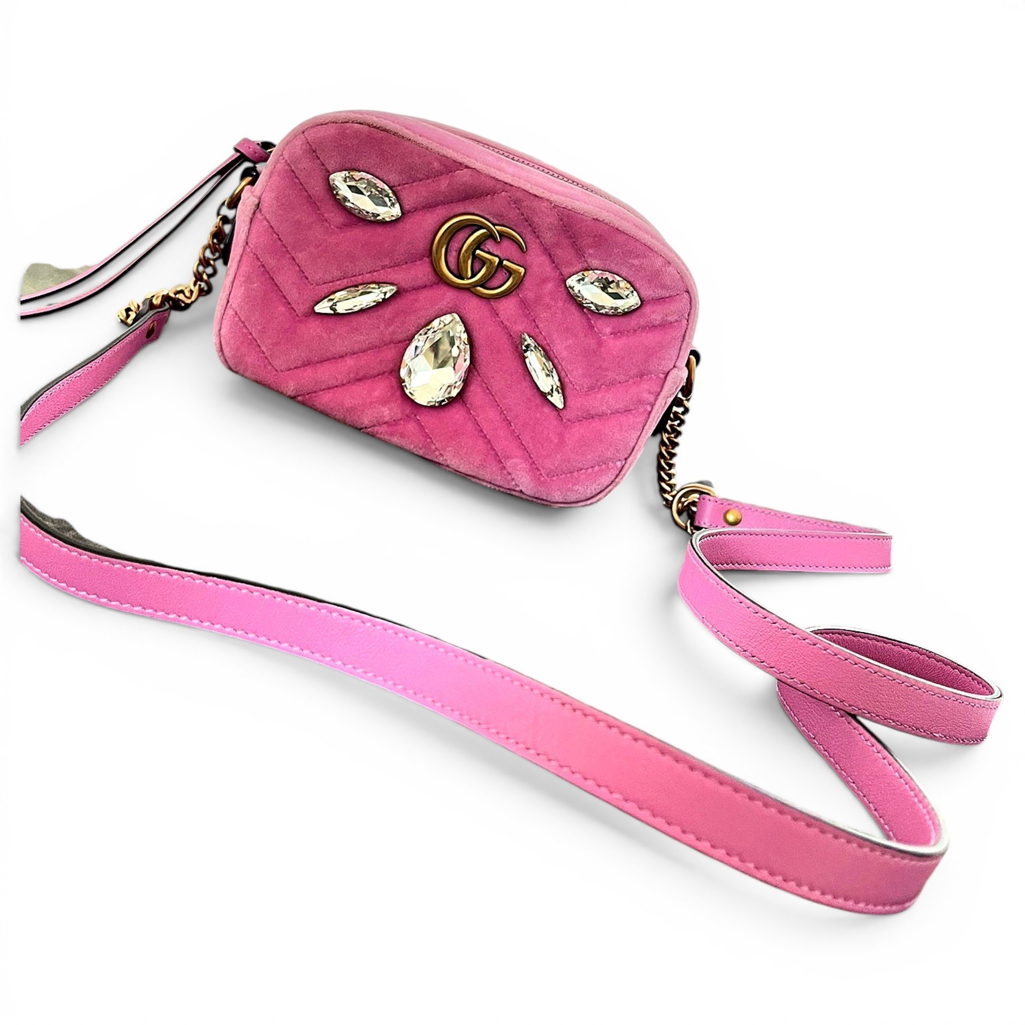 GG Marmont velvet handbag