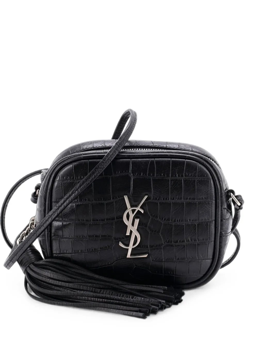 Classic Monogram Blogger Crocodile Embossed Leather Small crossbody bag