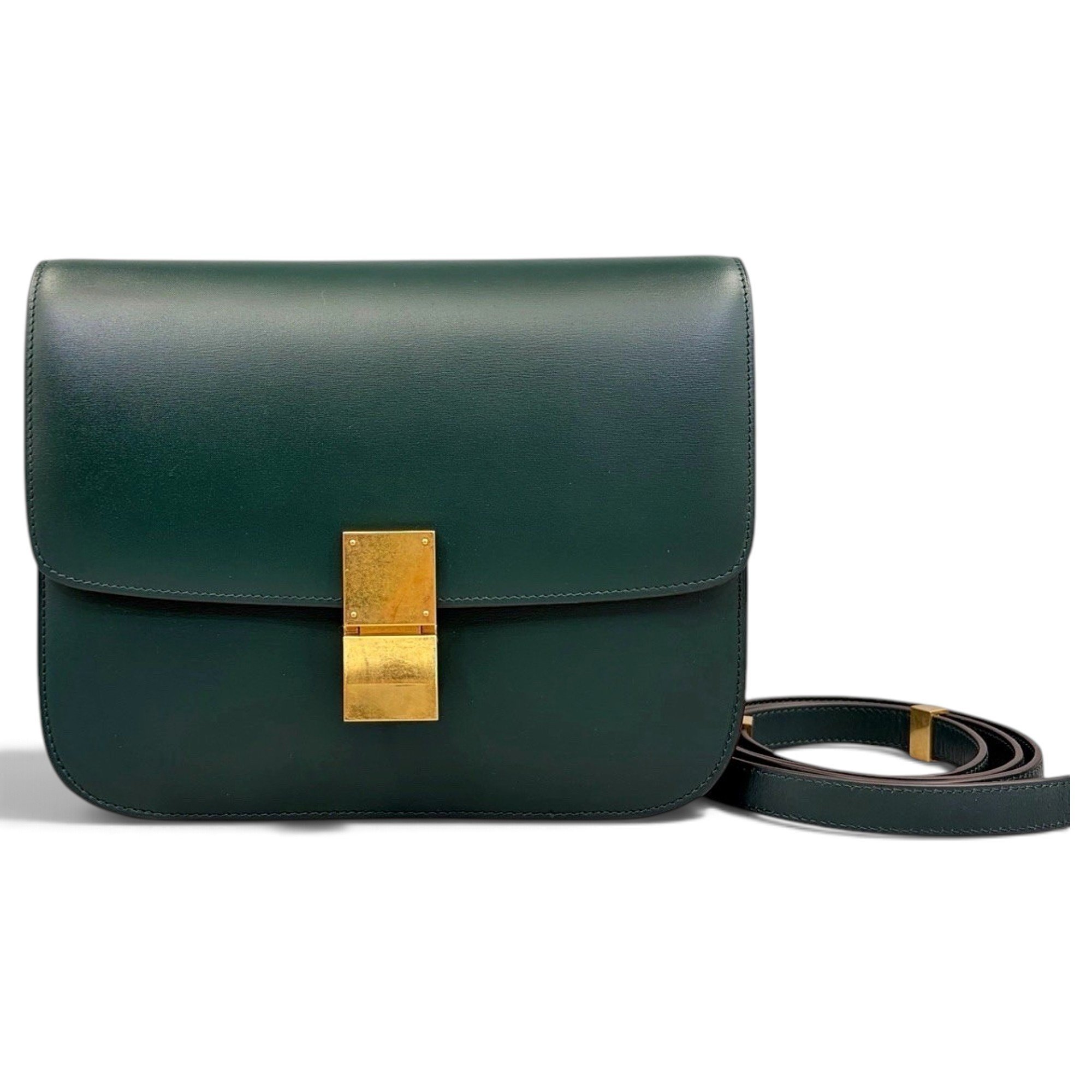 Classic leather crossbody bag