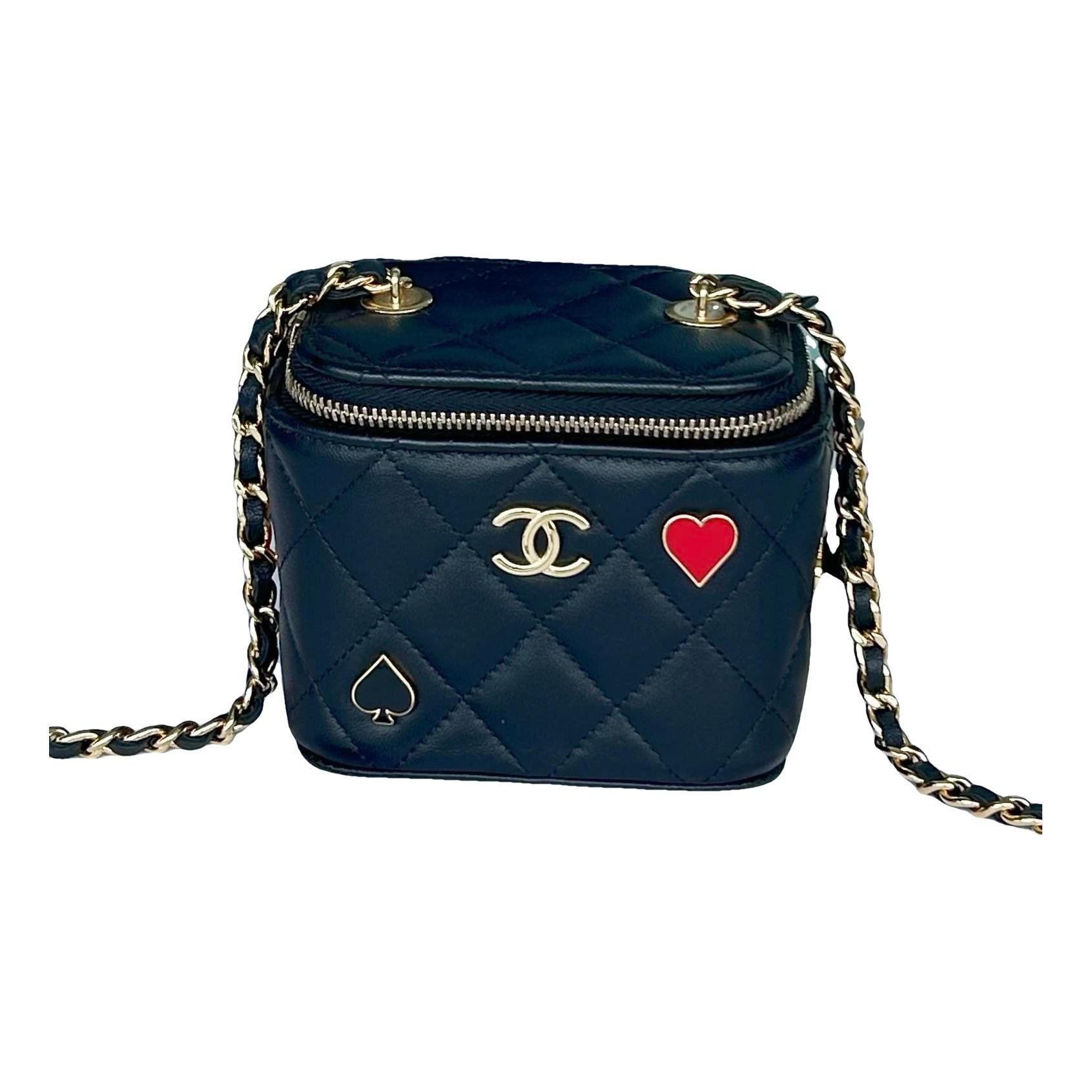Trendy CC Vanity leather handbag