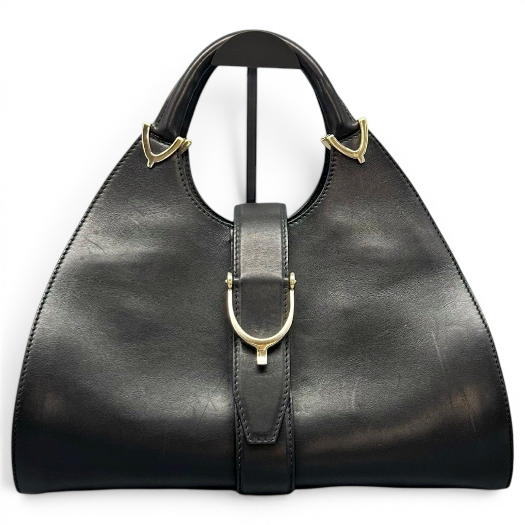 Stirrup leather handbag