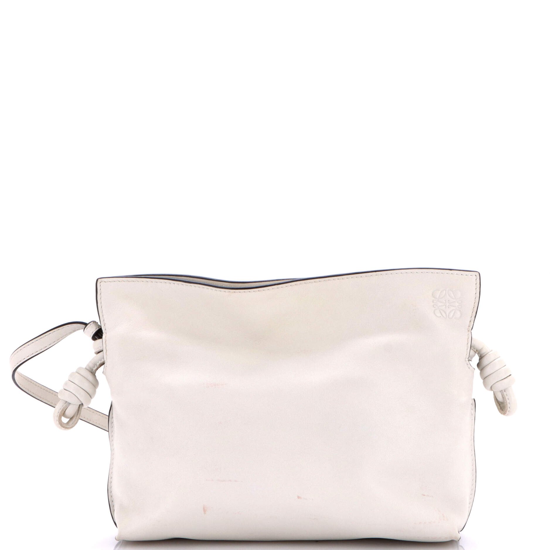 Flamenco Knot Clutch Leather Mini