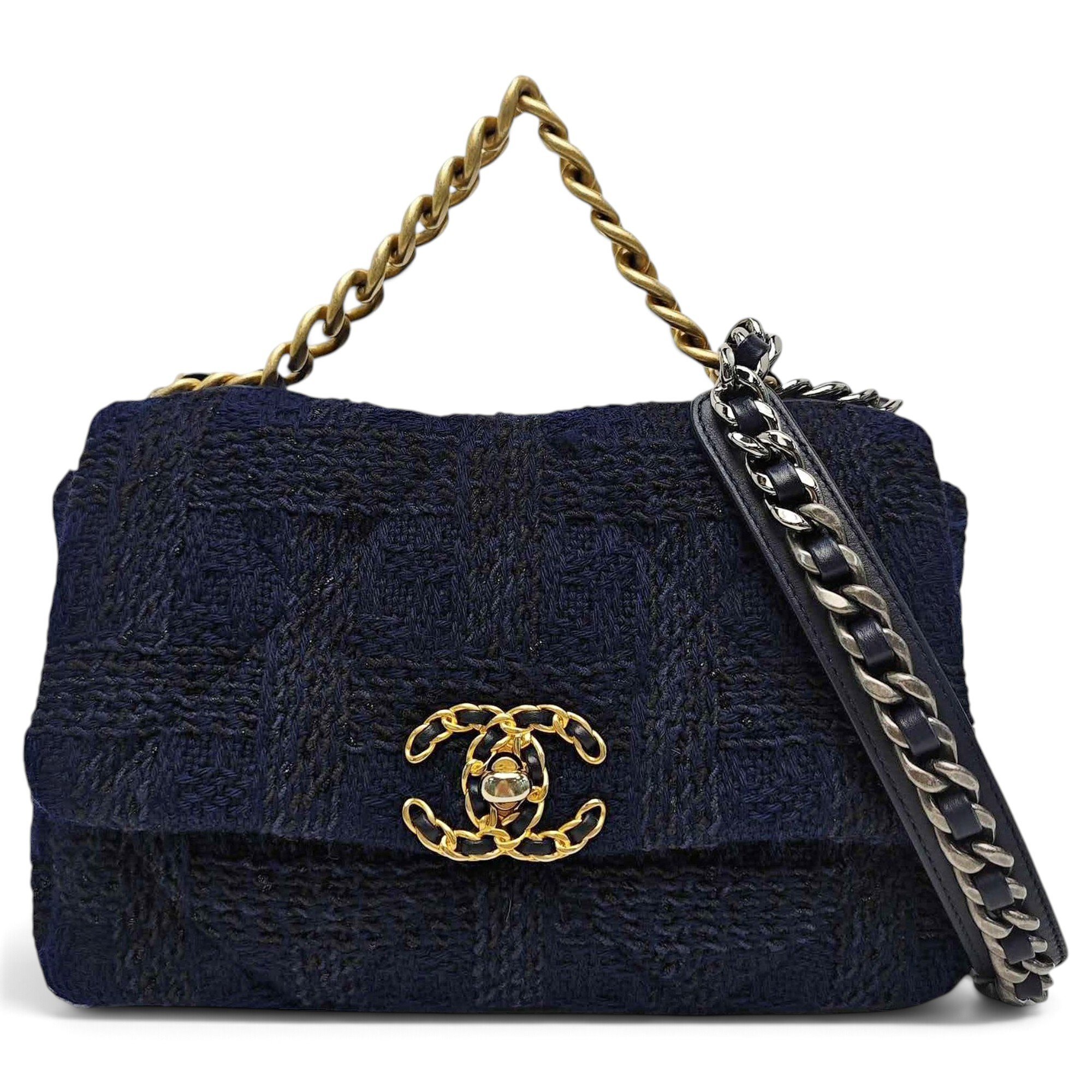 Chanel 19 cloth handbag