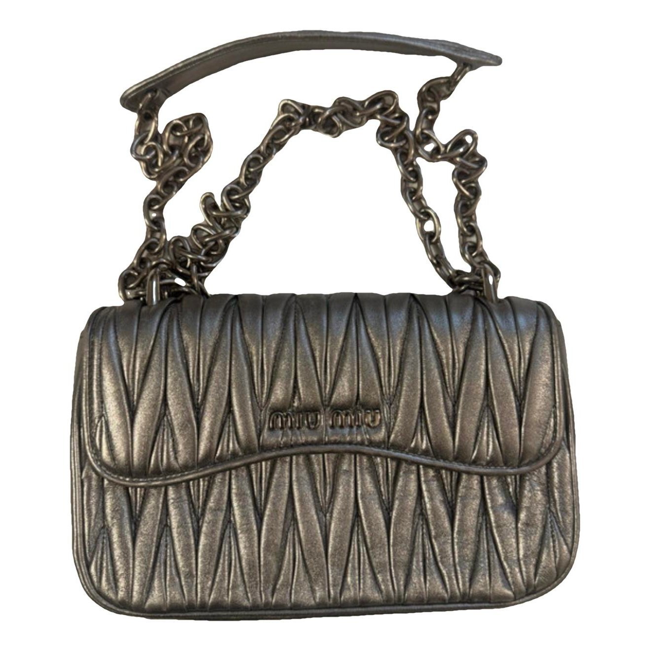 Miu Miu Matelassé leather handbag