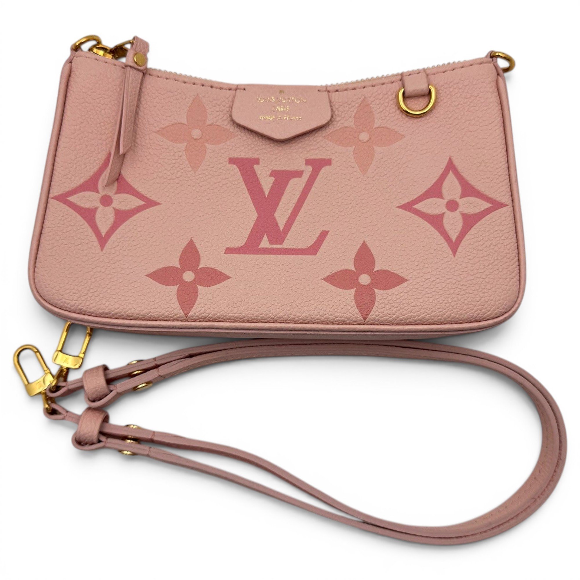 Easy Pouch On Strap leather handbag