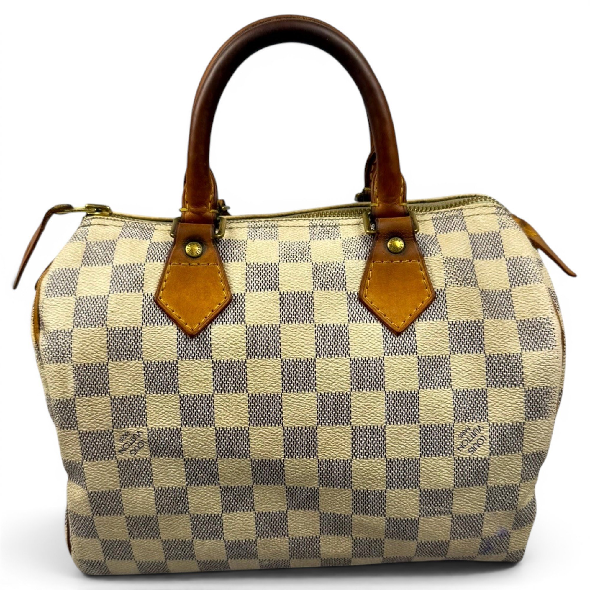 Speedy leather handbag